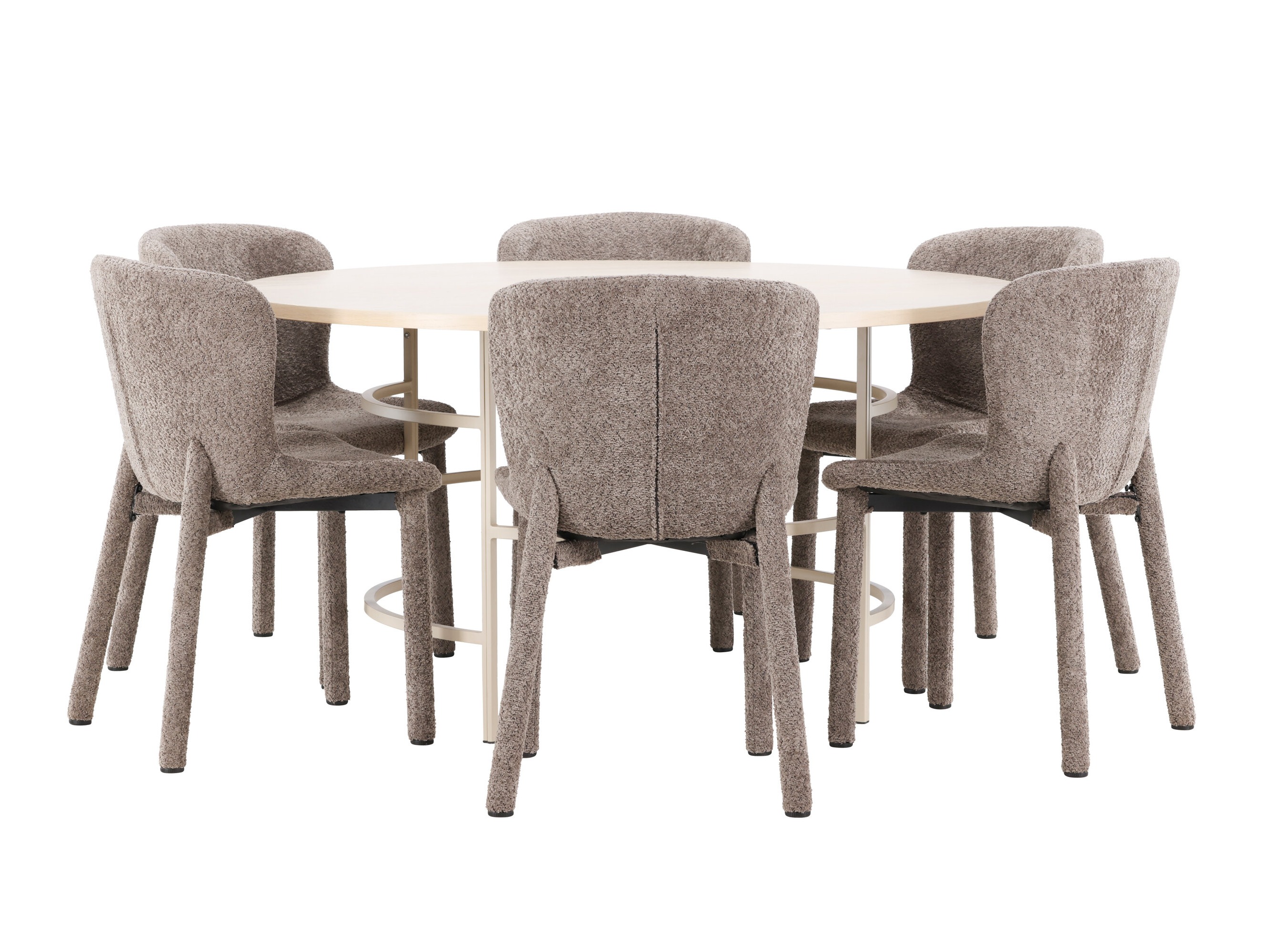 Ēdamistabas komplekts Dallas 4987 (Gaiši brūns)