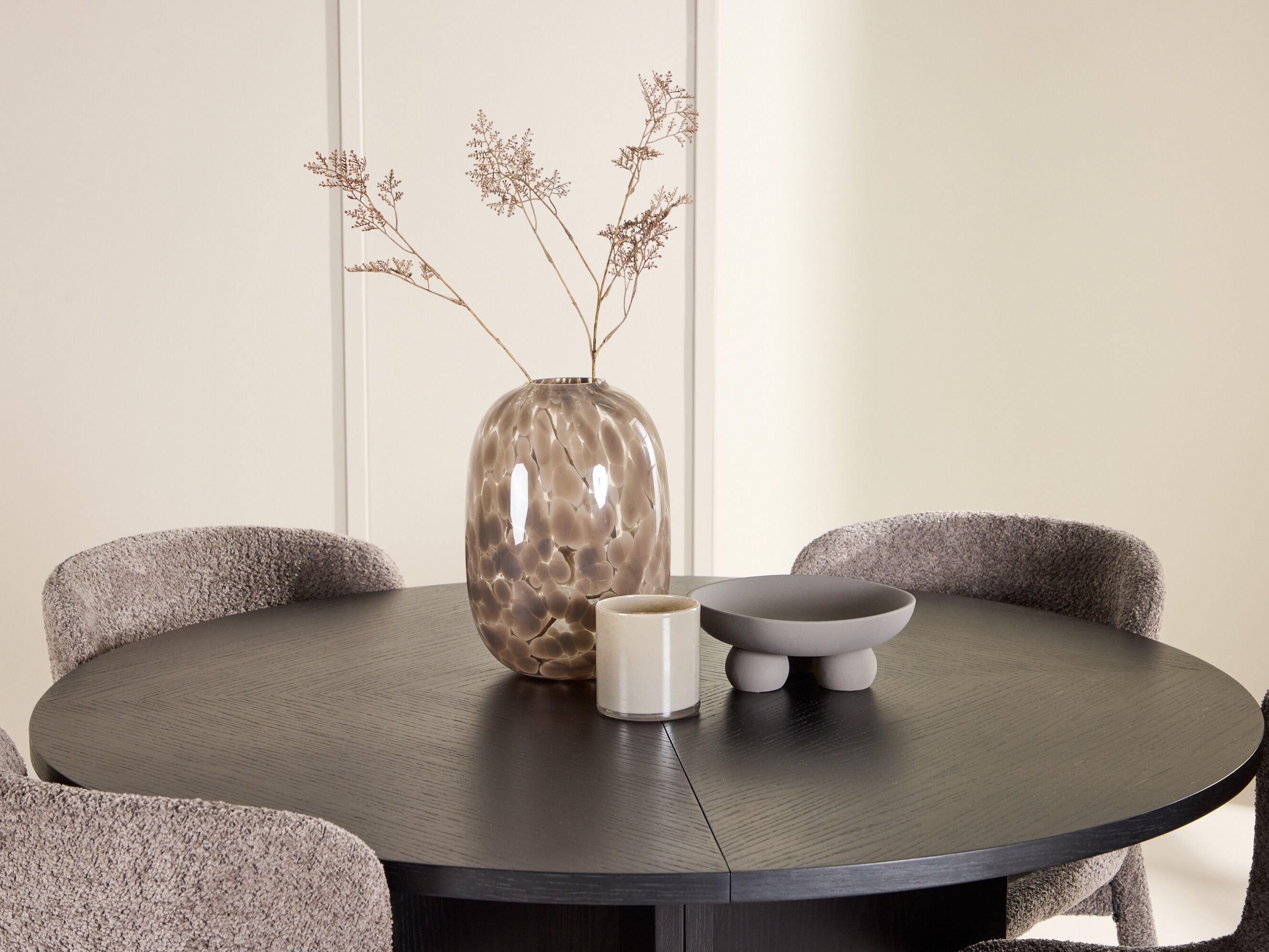 Ēdamistabas komplekts Dallas 4988 (Melns)