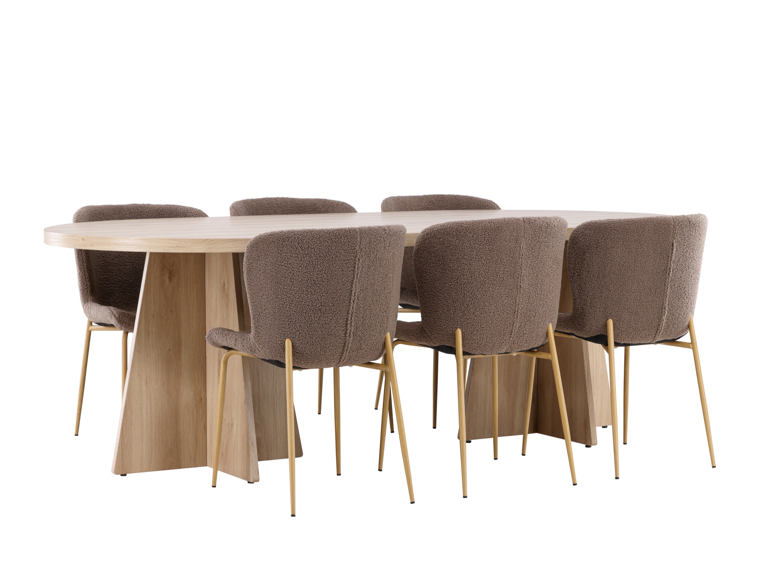 Ēdamistabas komplekts Dallas 4990 (Brūns)