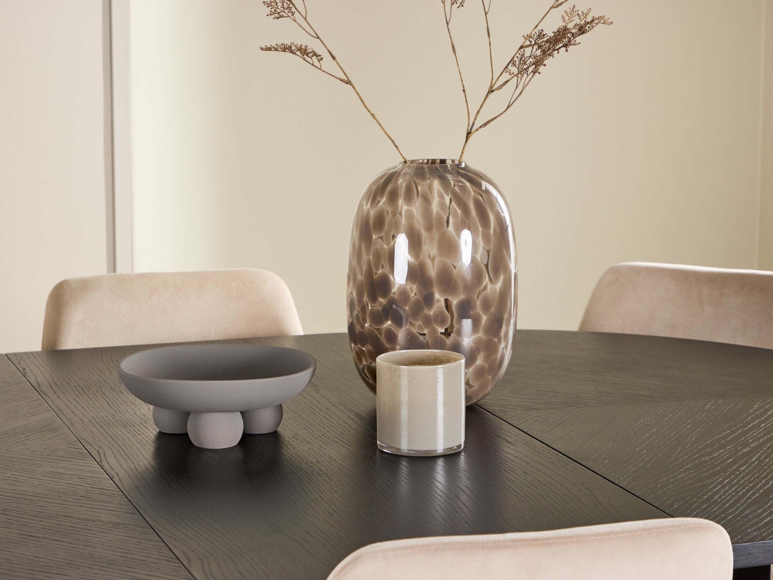 Ēdamistabas komplekts Dallas 4992 (Melns)