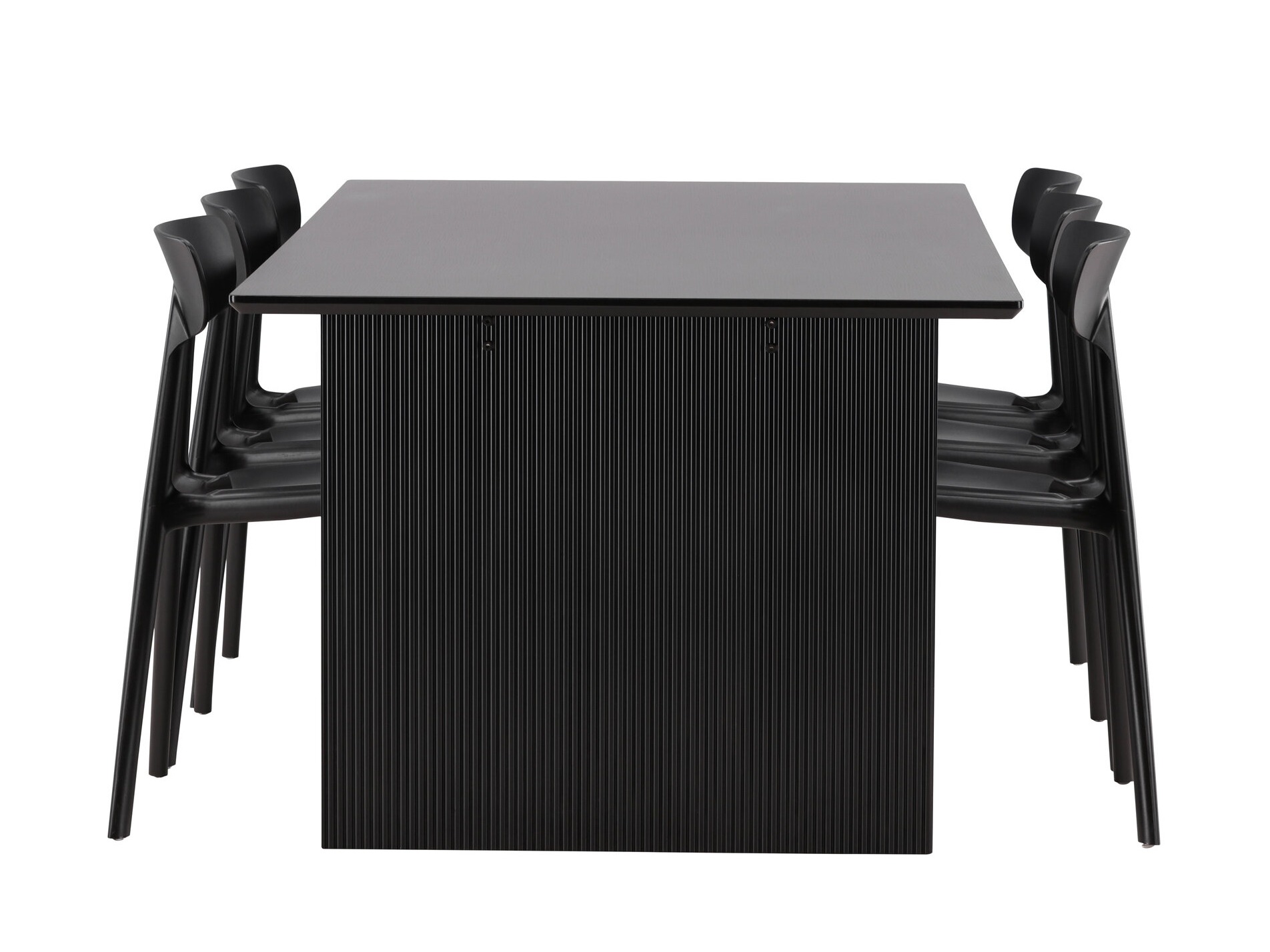 Ēdamistabas komplekts Dallas 4993 (Melns)