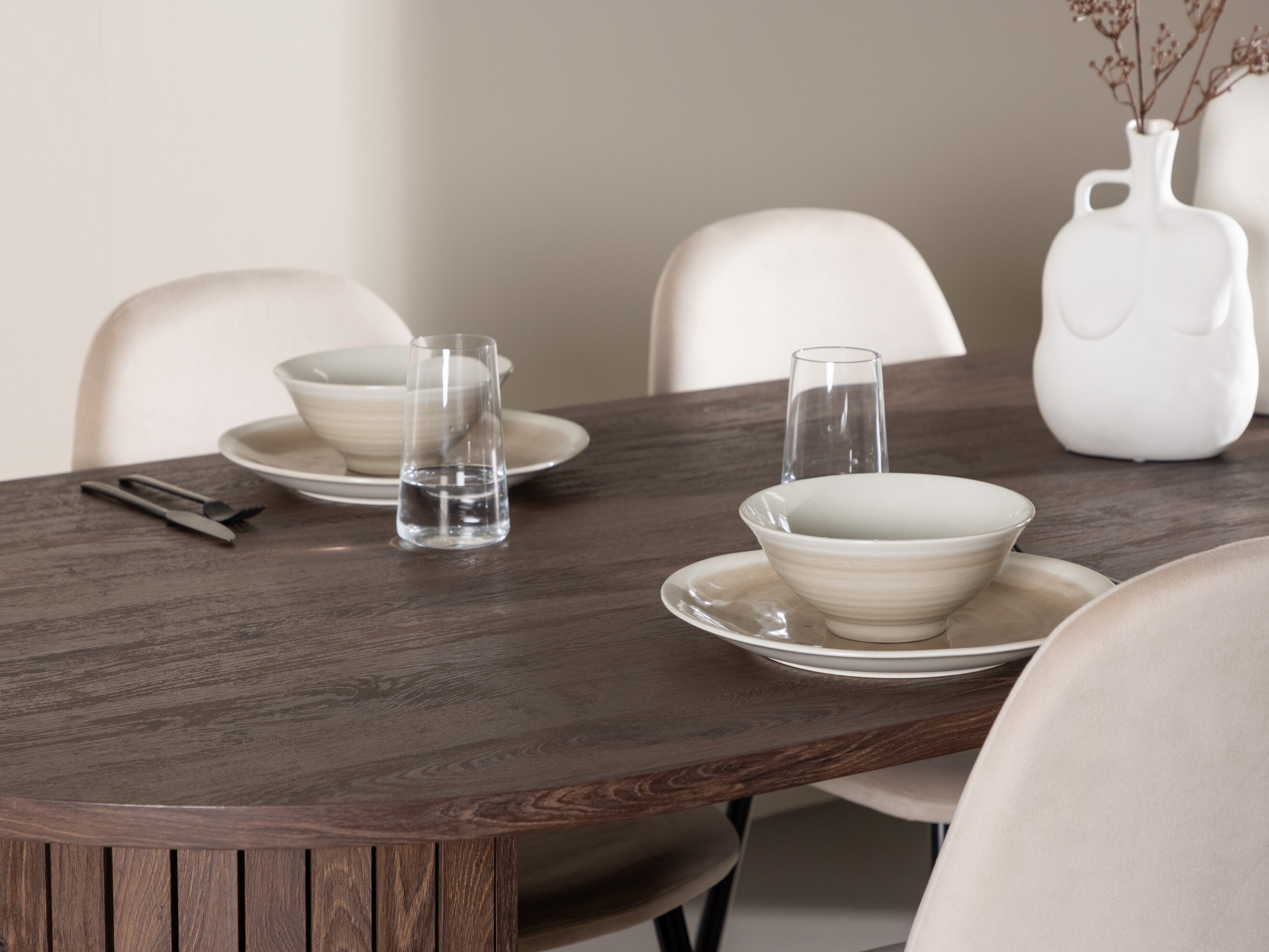 Ēdamistabas komplekts Dallas 4995 (Bēšs)