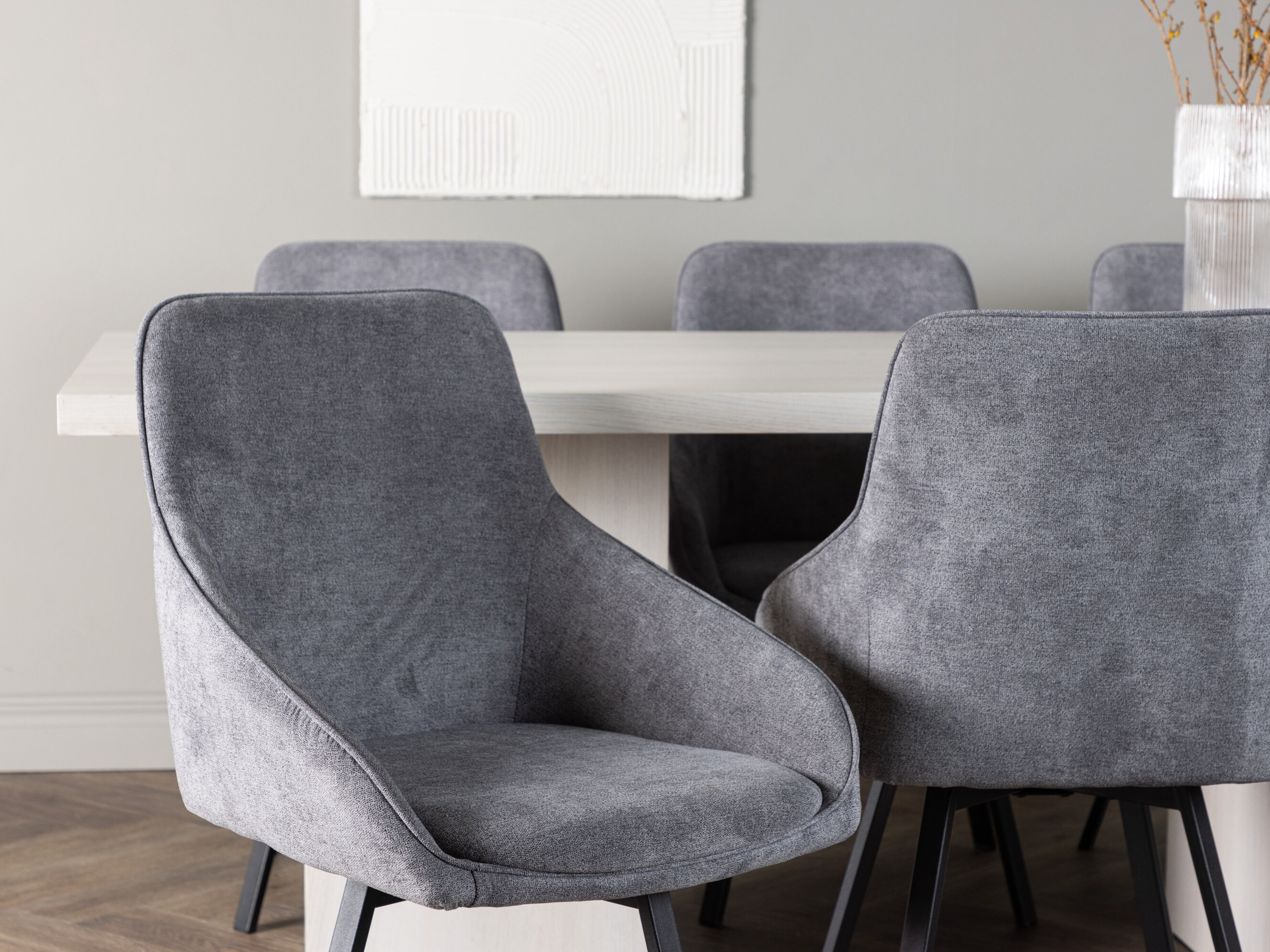 Ēdamistabas komplekts Dallas 4996 (Pelēks)