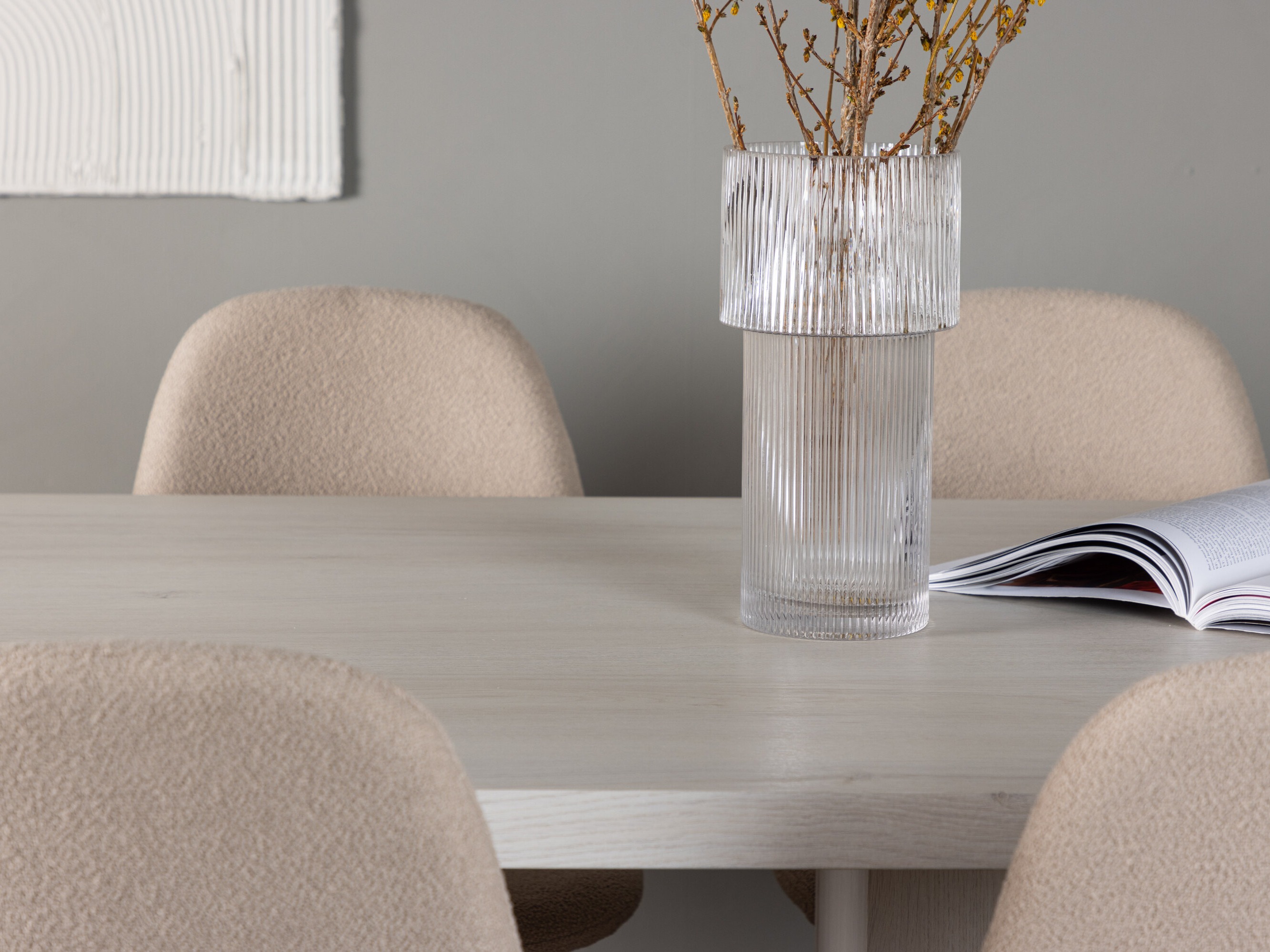 Ēdamistabas komplekts Dallas 4997 (Bēšs)