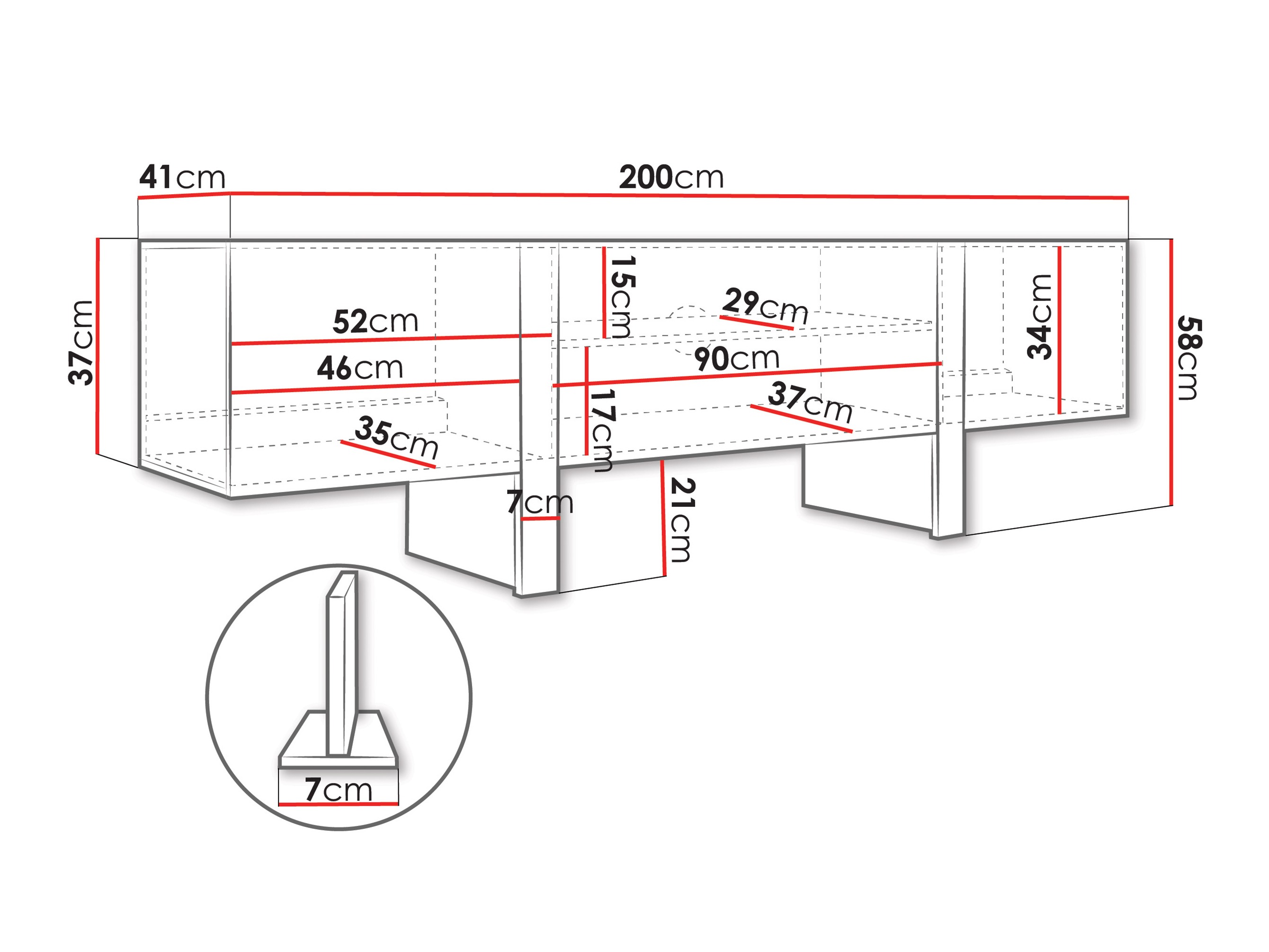 TV galds Sorfloi 100