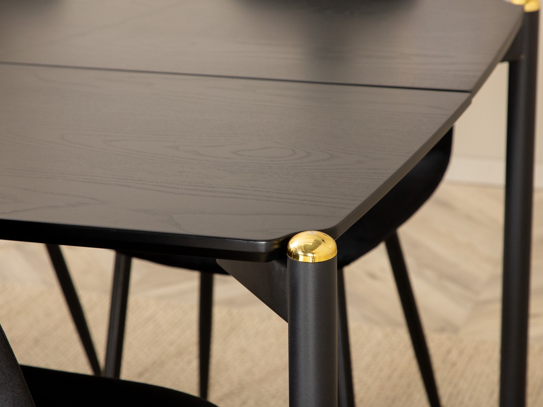 Ēdamistabas komplekts Dallas 5016 (Melns)