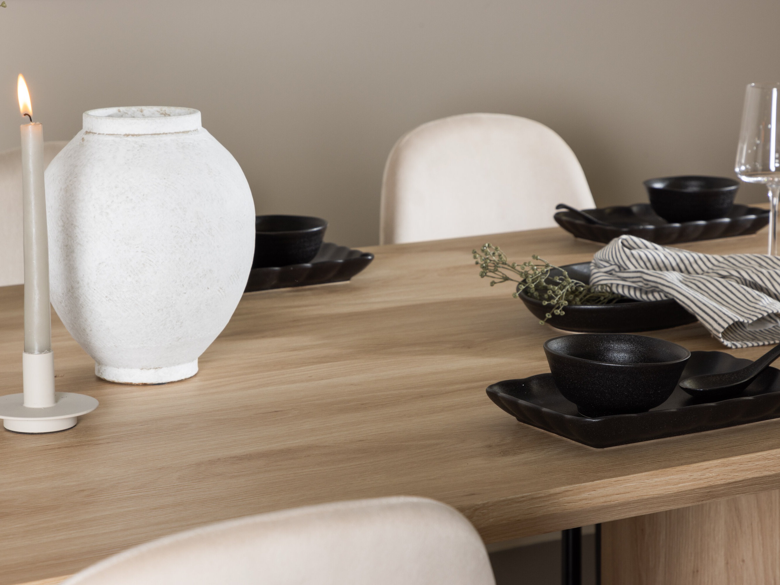 Ēdamistabas komplekts Dallas 5018 (Bēšs)