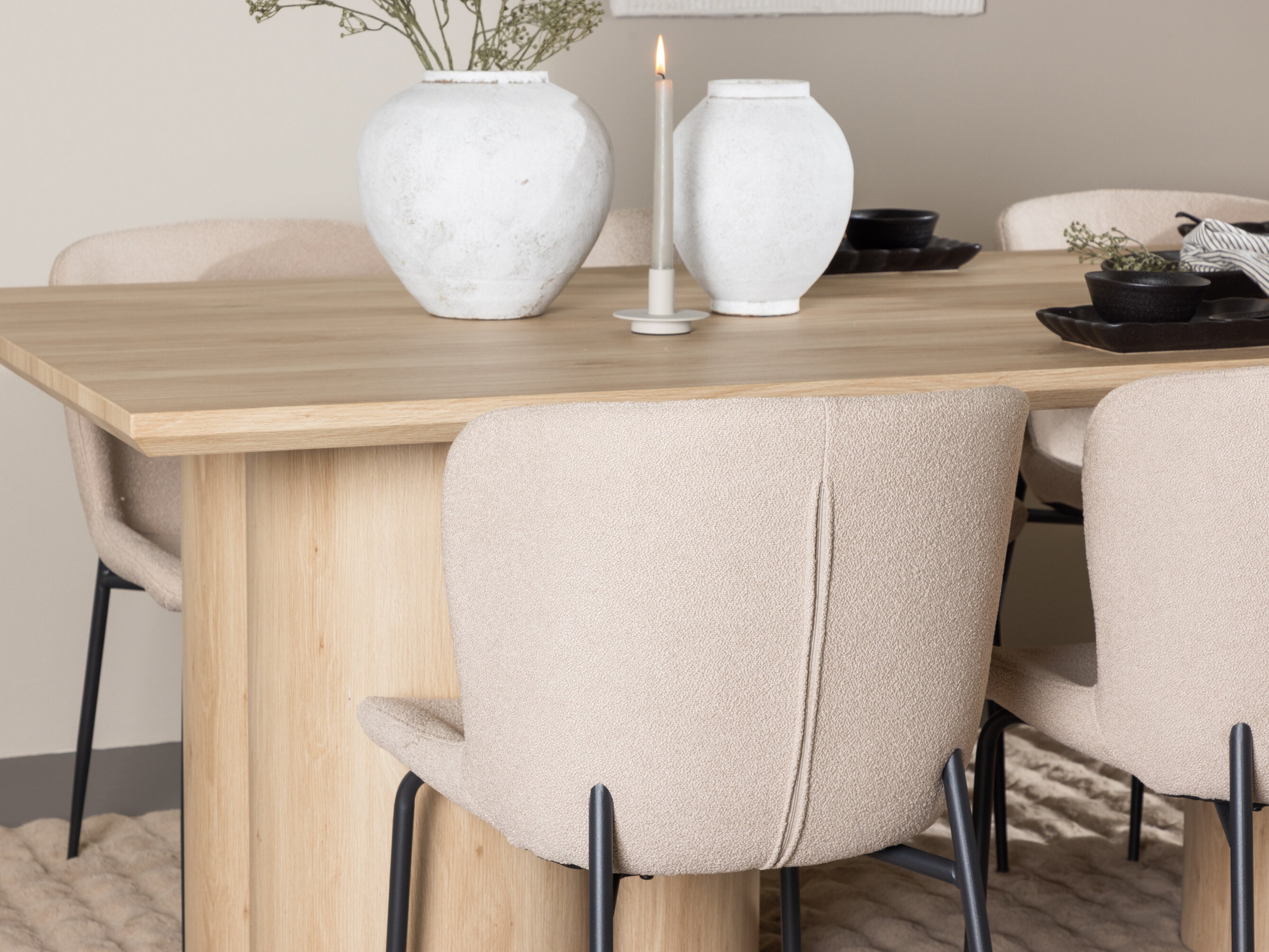 Ēdamistabas komplekts Dallas 5021 (Bēšs)