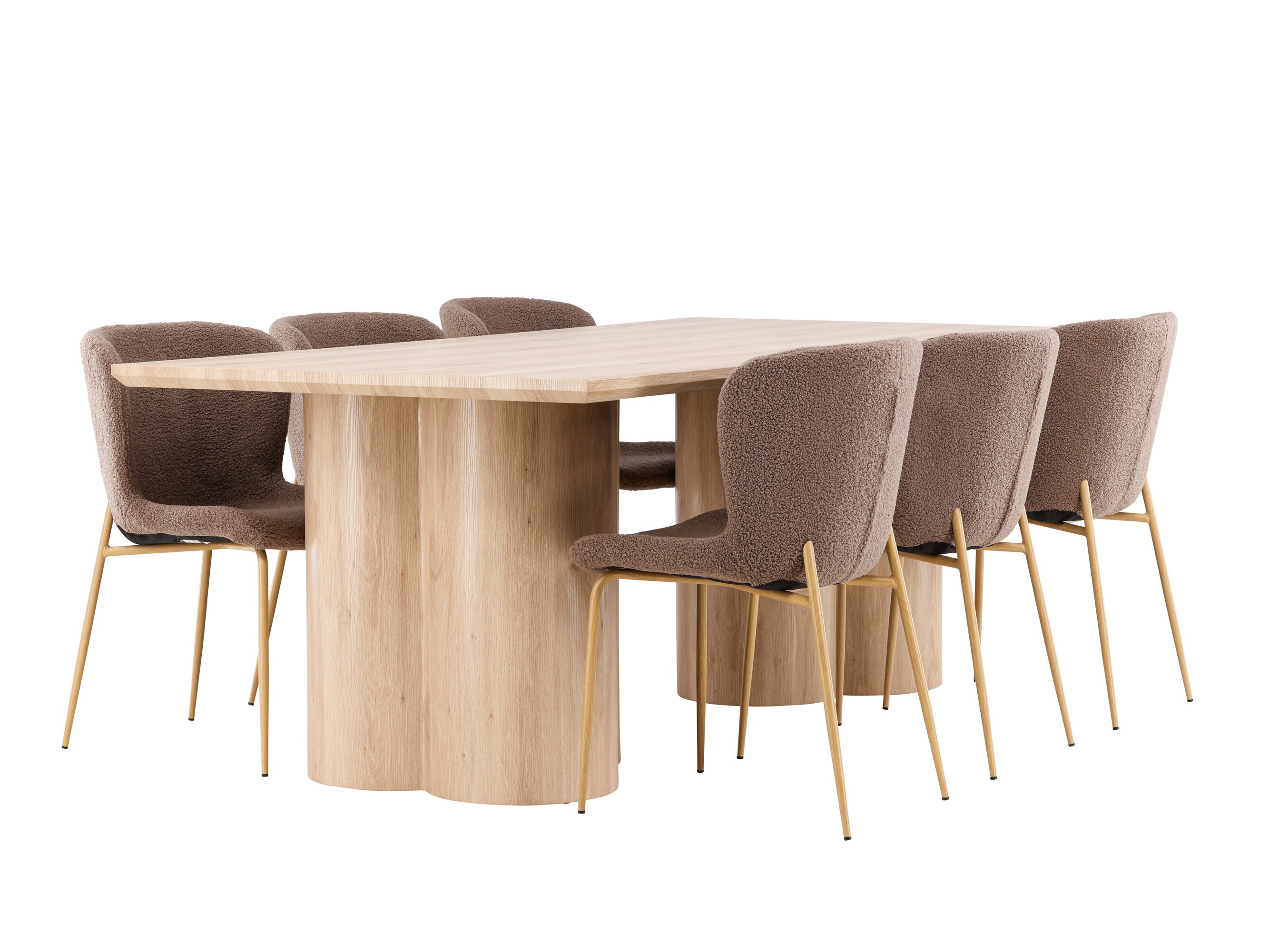 Ēdamistabas komplekts Dallas 5021 (Brūns)