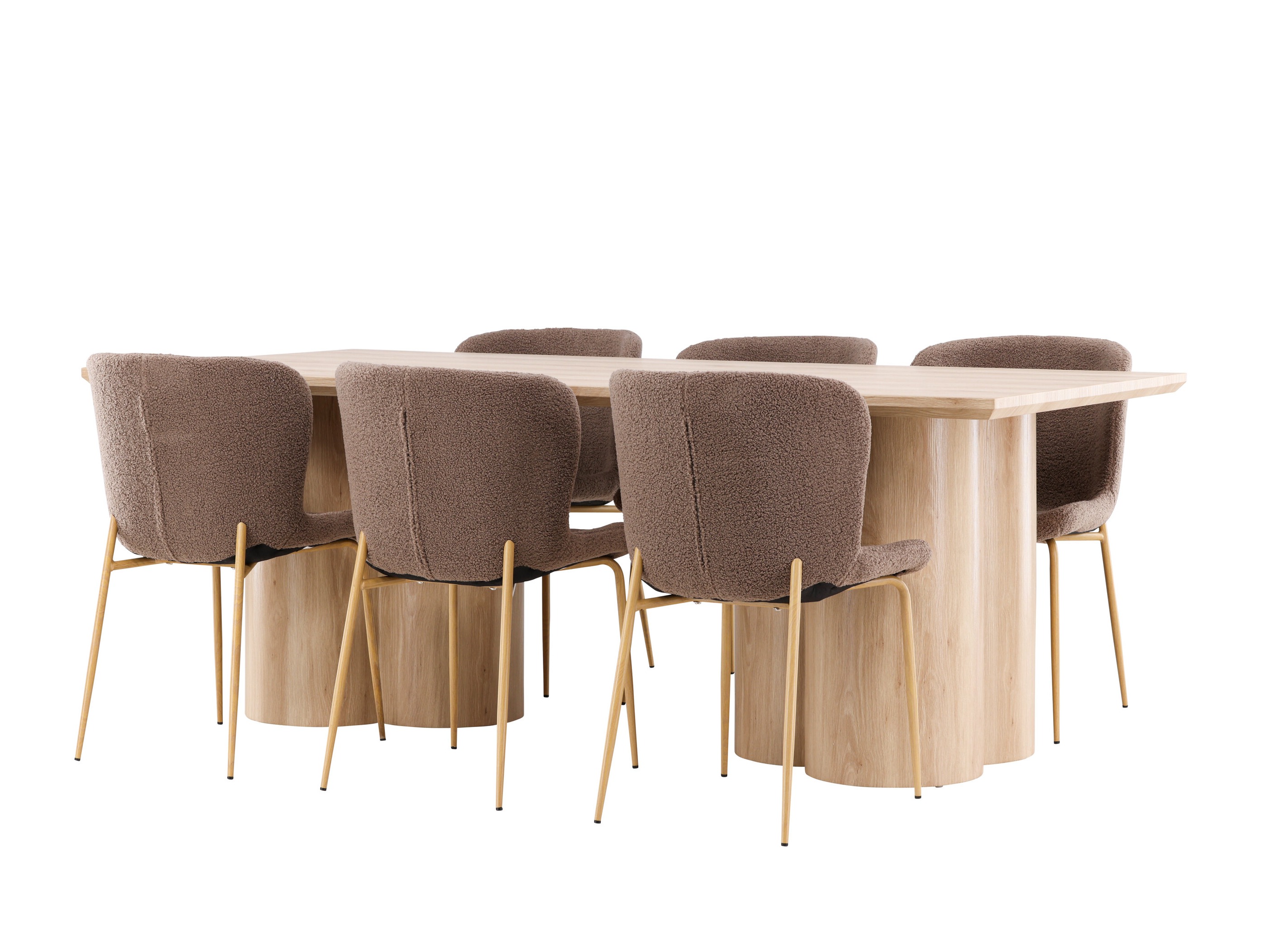 Ēdamistabas komplekts Dallas 5021 (Brūns)