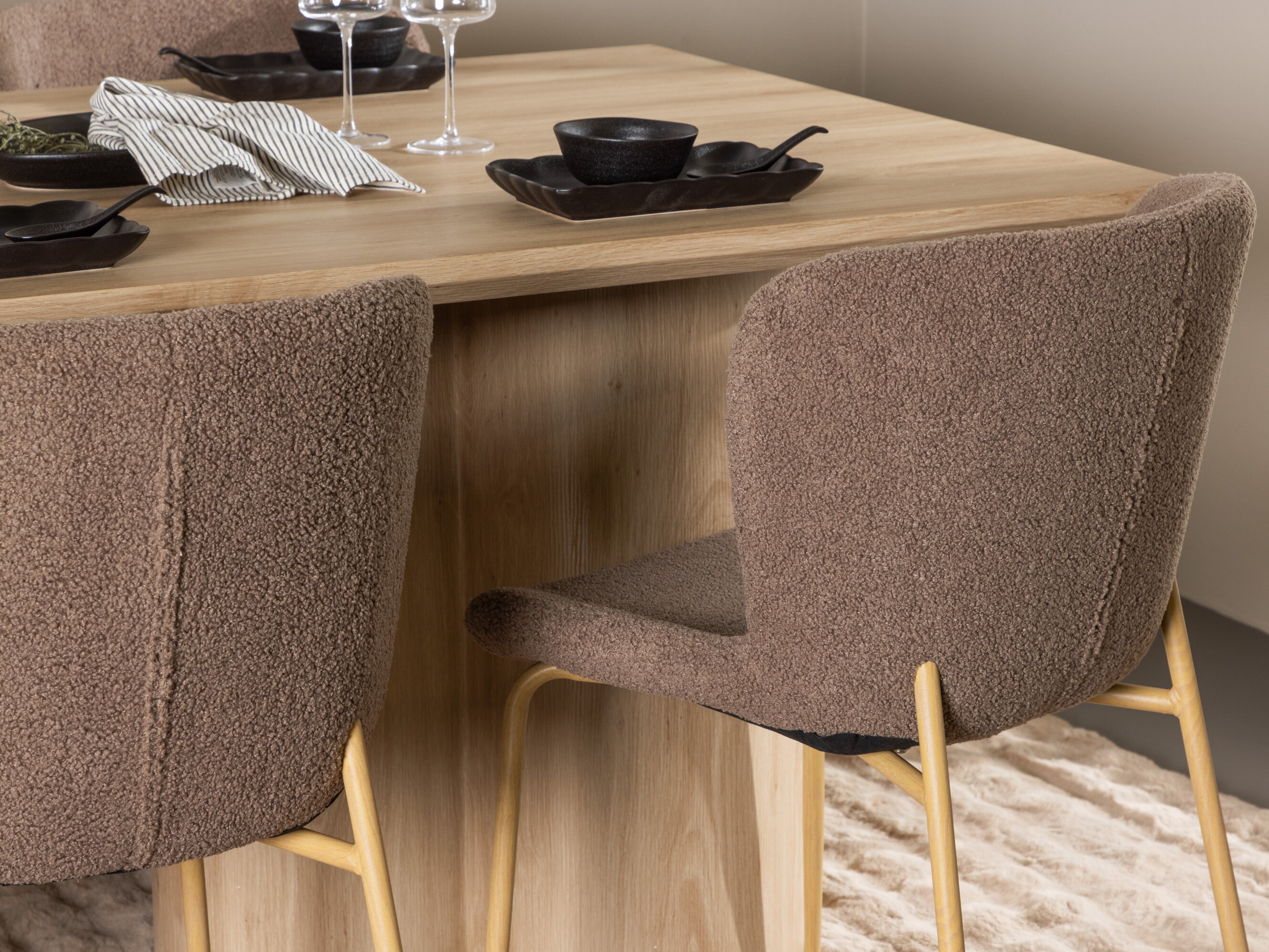 Ēdamistabas komplekts Dallas 5021 (Brūns)