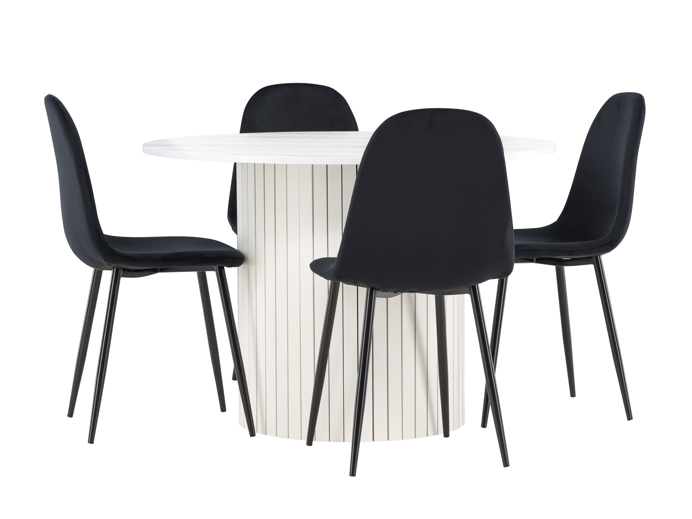 Ēdamistabas komplekts Dallas 5028 (Melns)