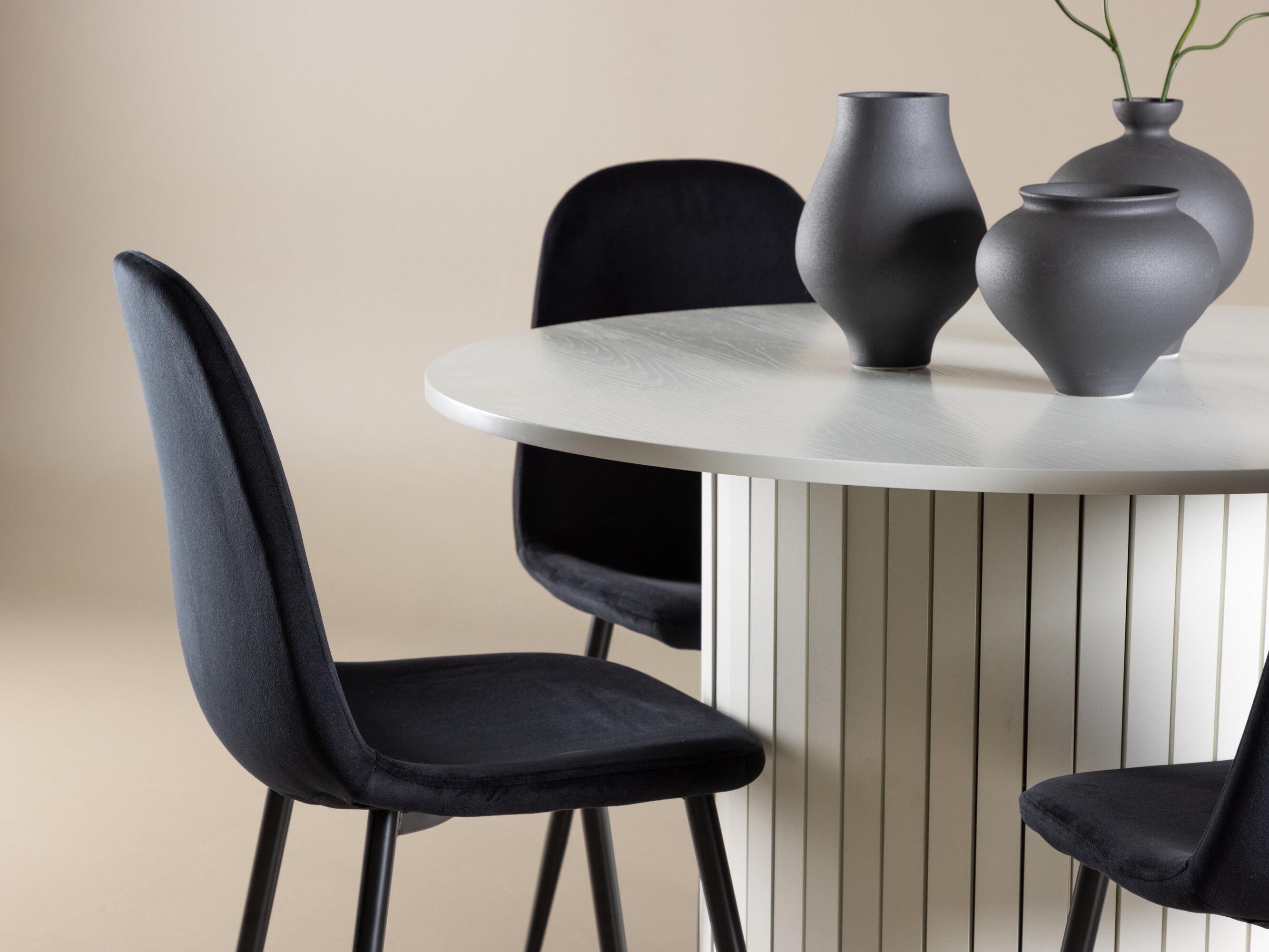 Ēdamistabas komplekts Dallas 5028 (Melns)