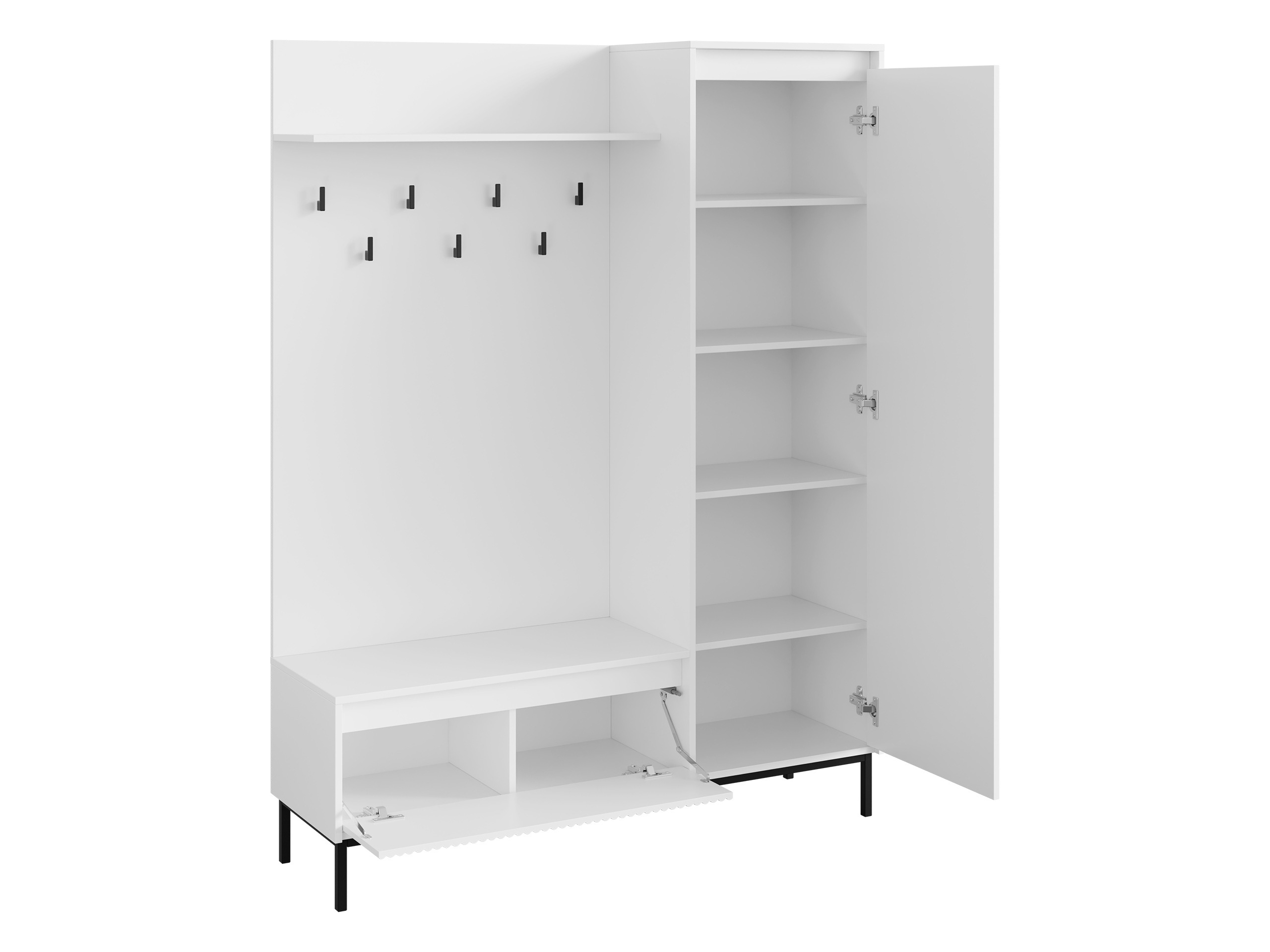 Priekšnama komplekts Comfivo Delruva 112 (Balts)