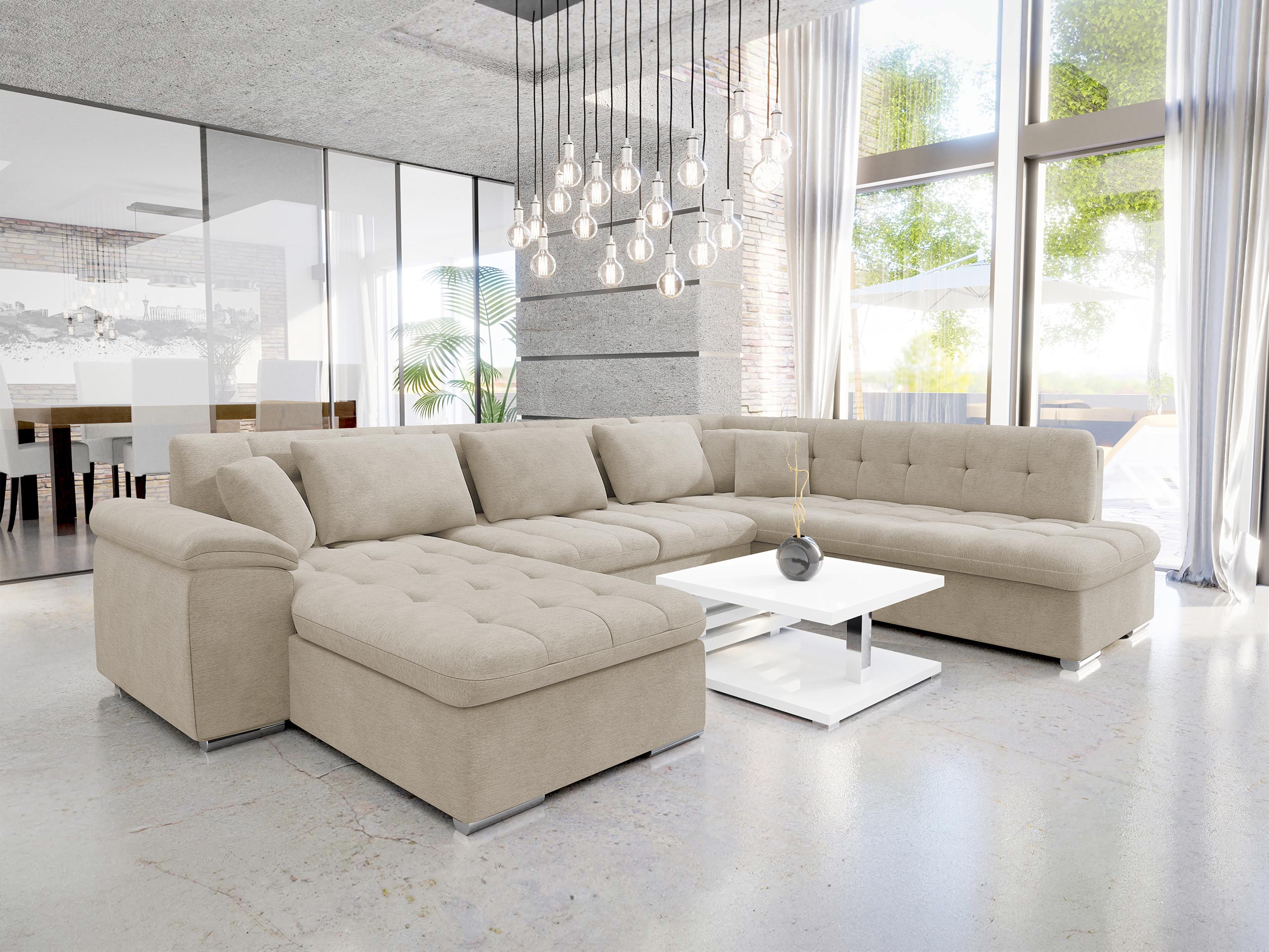 Stūra dīvāns Comfivo Gemma II (Kreisais)