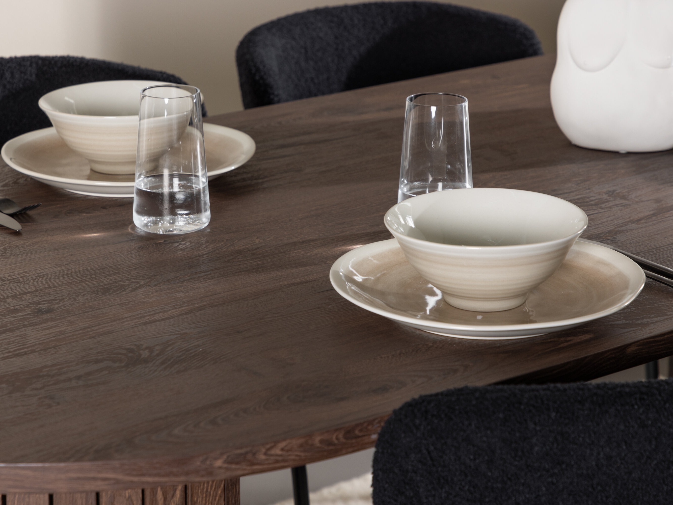 Ēdamistabas komplekts Dallas 5036 (Melns)