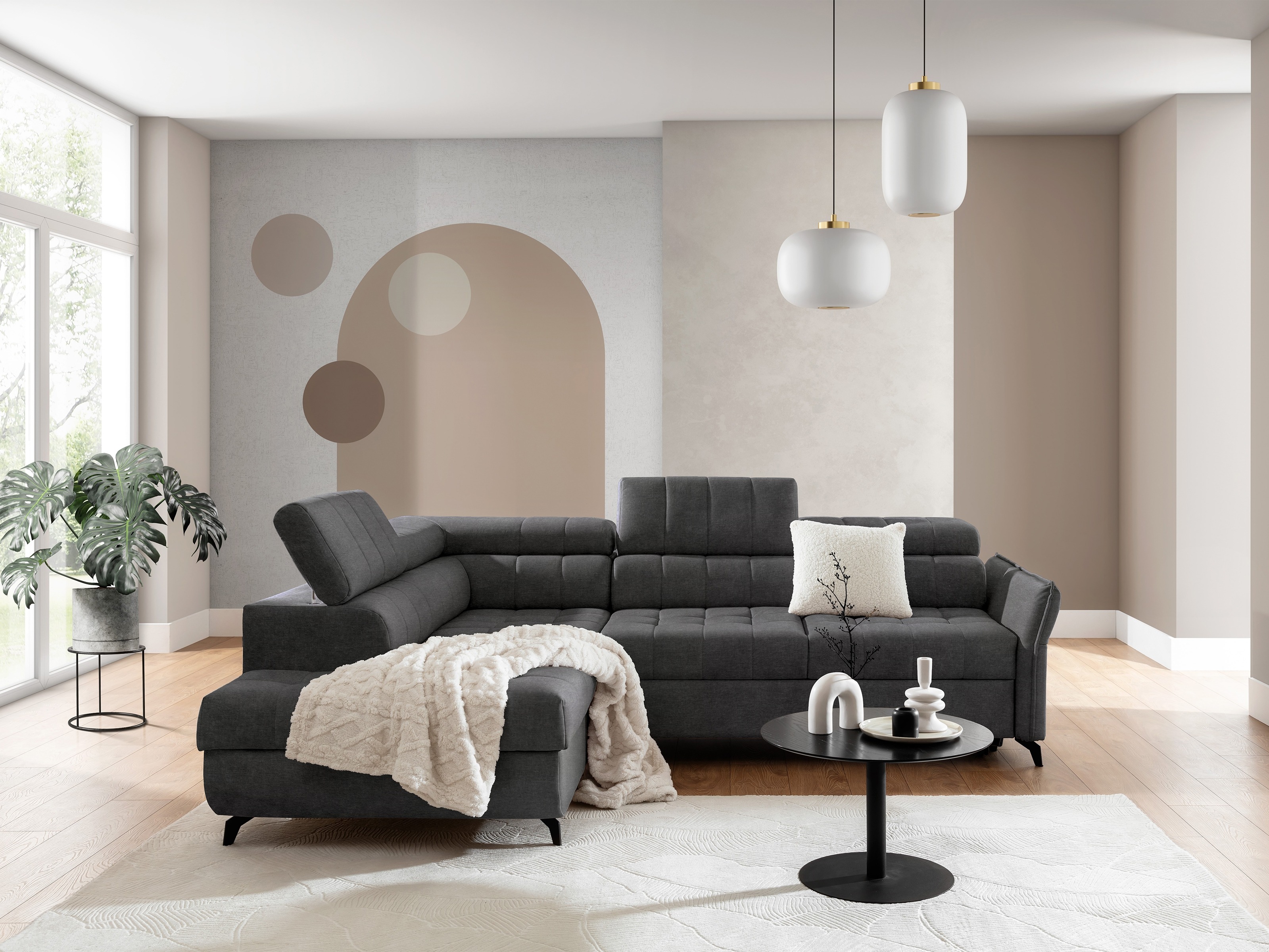 Stūra dīvāns Bowie 106 (Zetta 305)