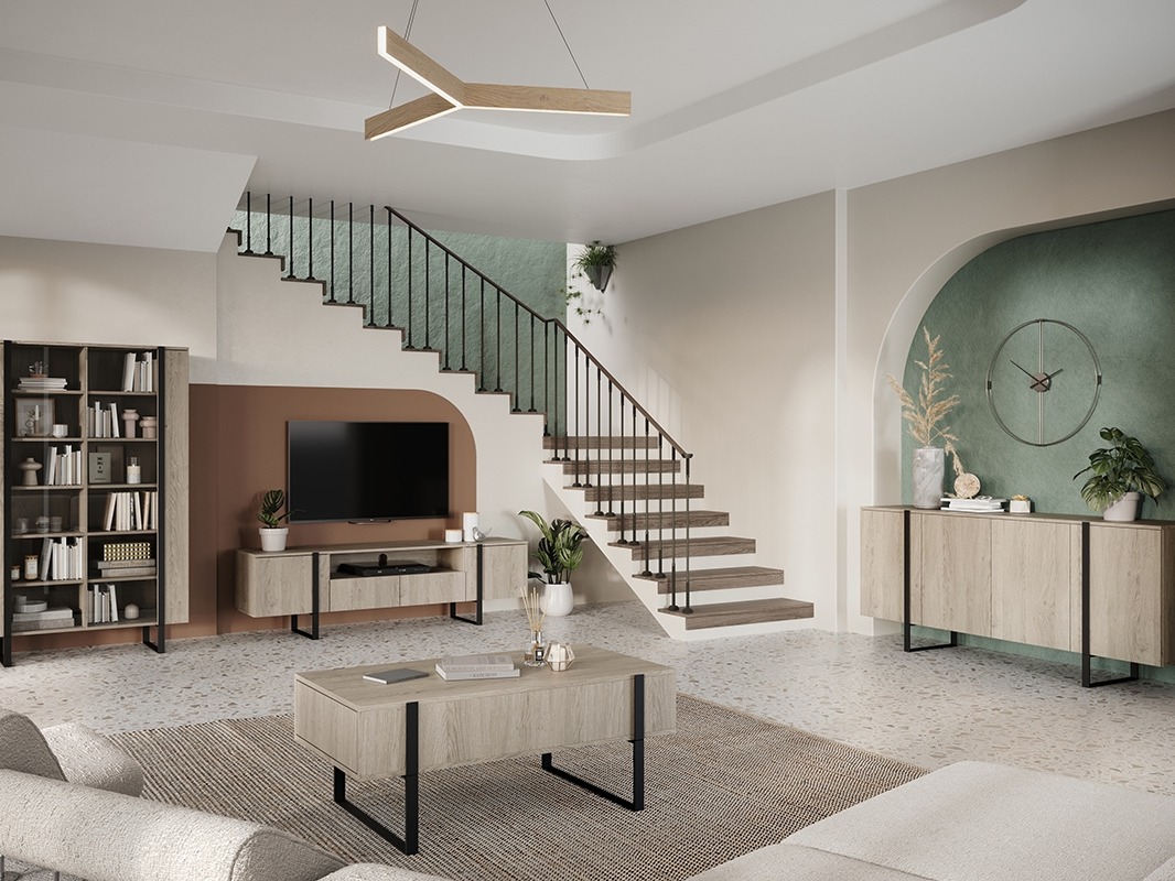 Žurnālu galdiņš Lortesu 110 (Melns)