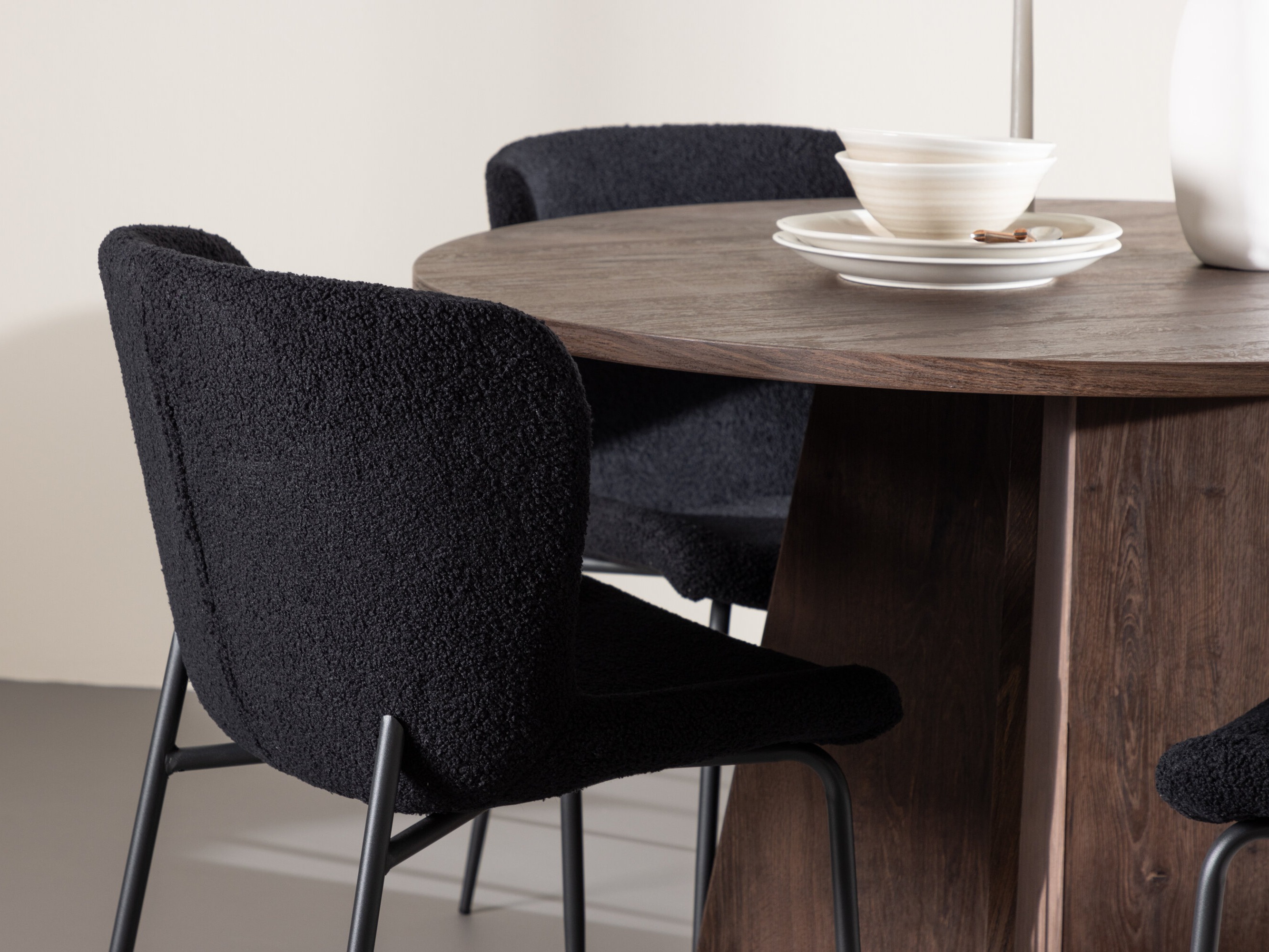 Ēdamistabas komplekts Dallas 5051 (Melns)