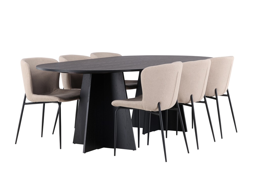 Ēdamistabas komplekts Dallas 5052 (Bēšs)