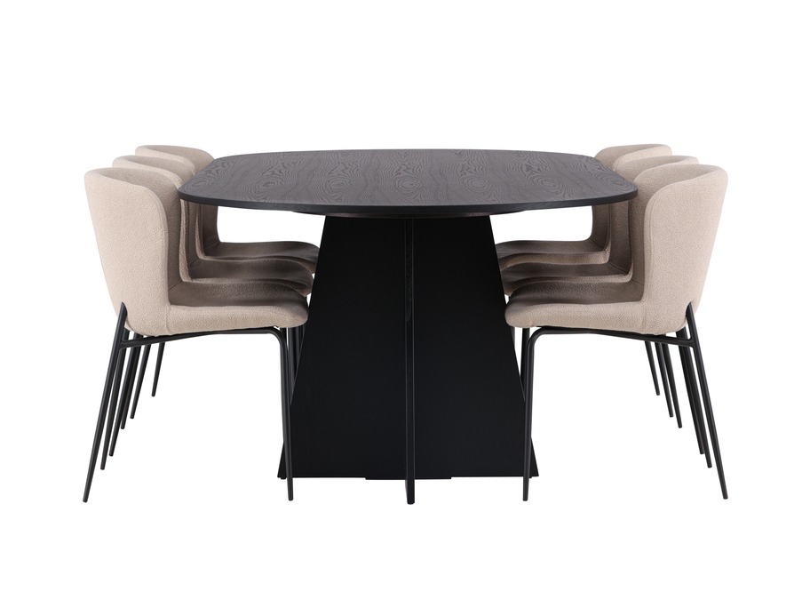 Ēdamistabas komplekts Dallas 5052 (Bēšs)