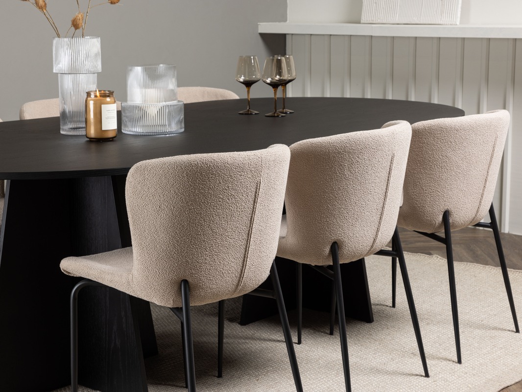 Ēdamistabas komplekts Dallas 5052 (Bēšs)