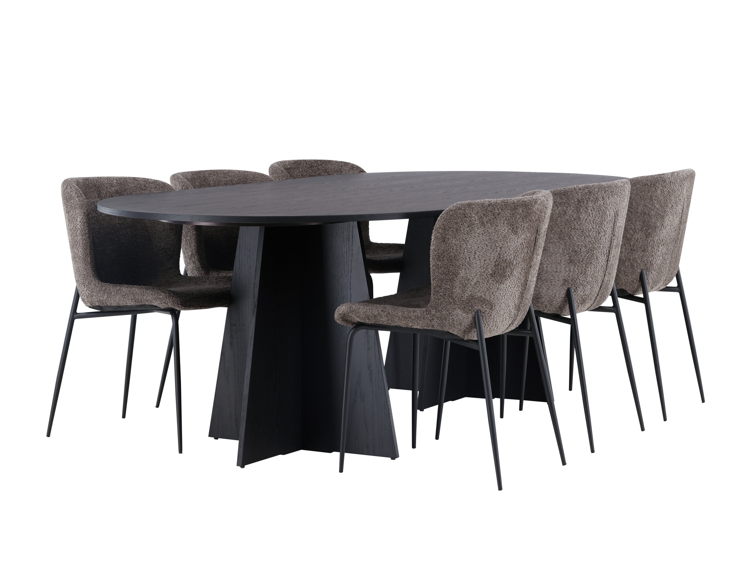 Ēdamistabas komplekts Dallas 5052 (Brūns)