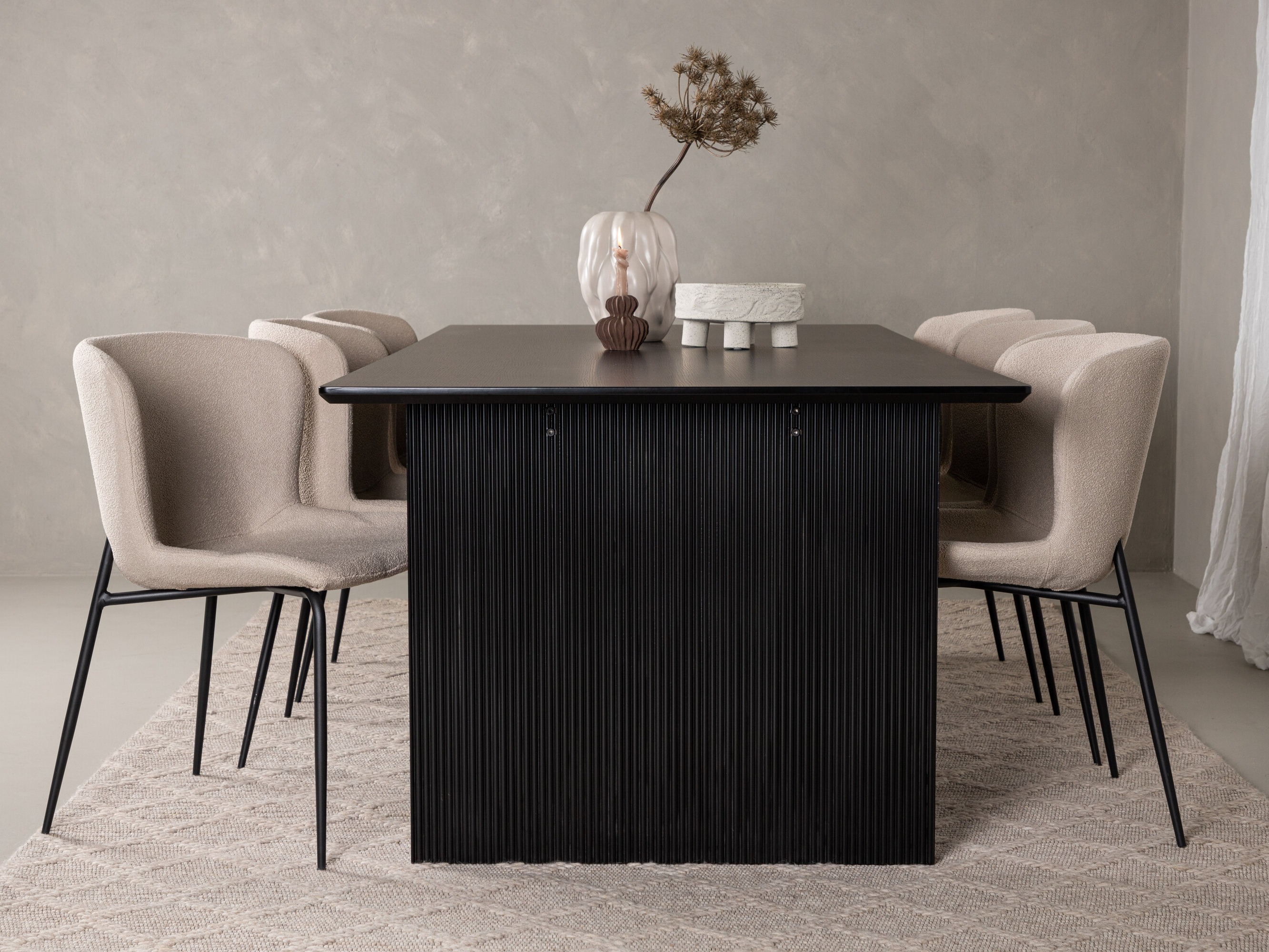 Ēdamistabas komplekts Dallas 5066 (Bēšs)