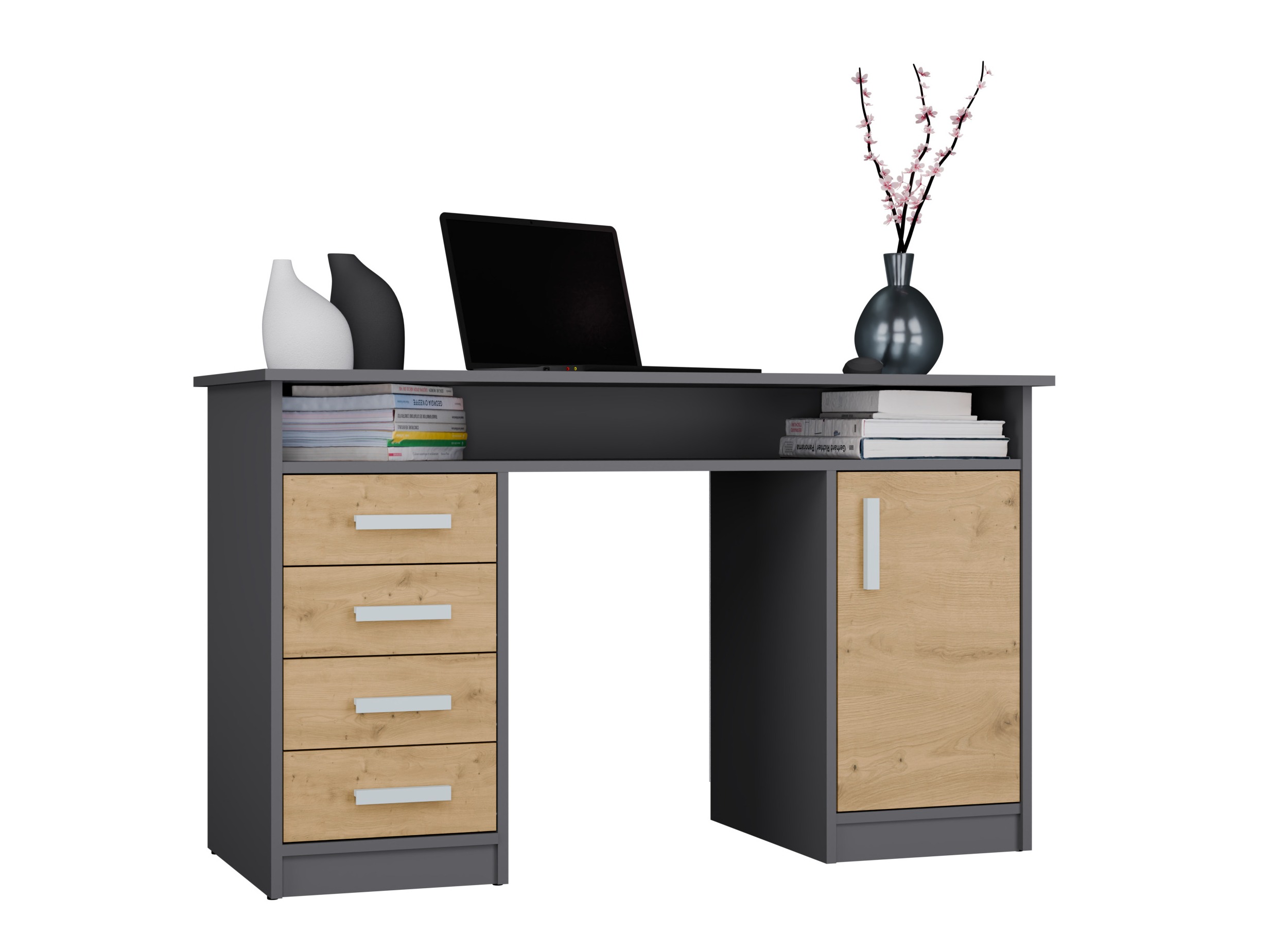 Rakstāmgalds Mandeville 329 (Artisan ozols + Antracīts)