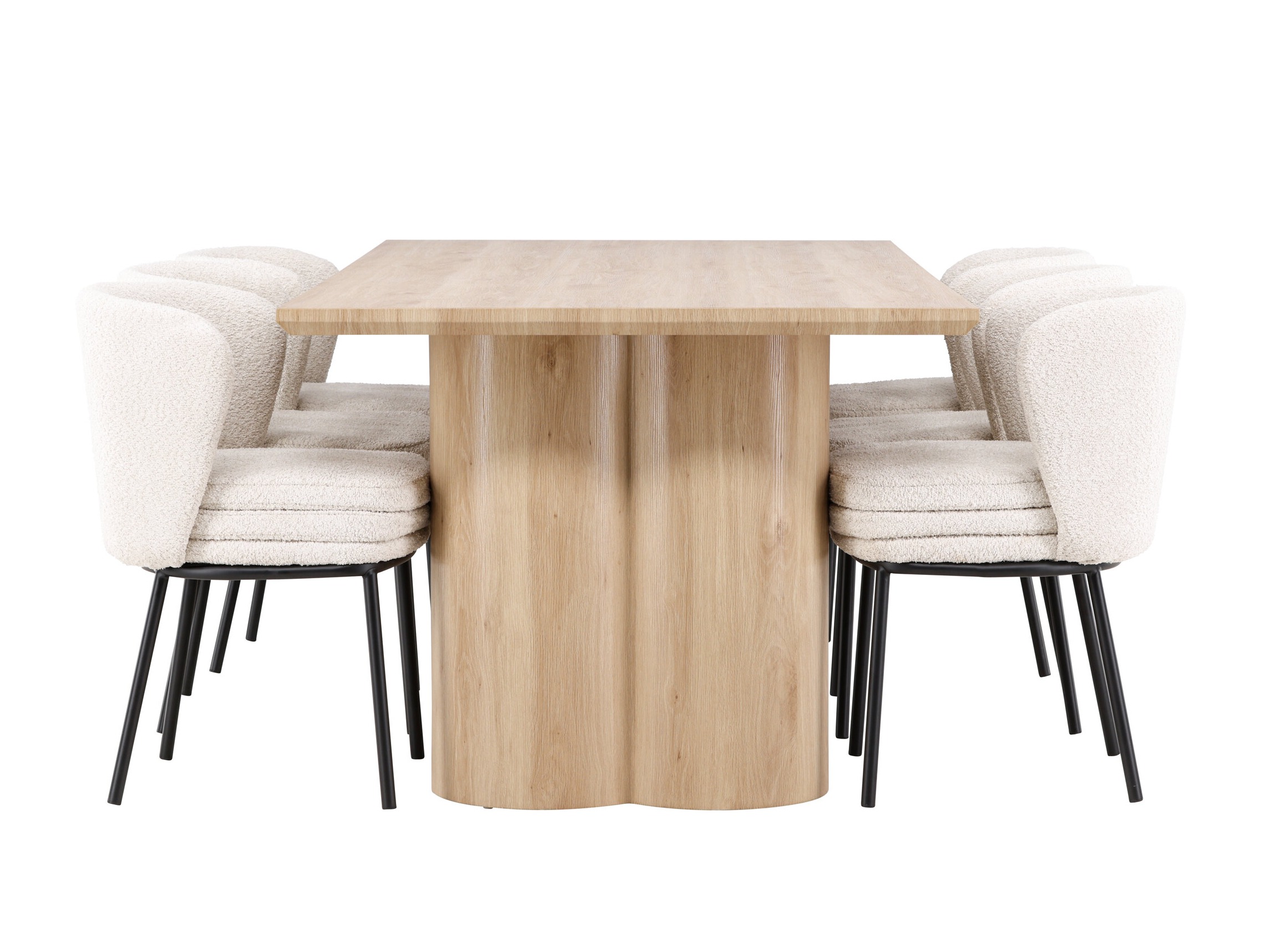 Ēdamistabas komplekts Dallas 5176 (Gaišs koks)