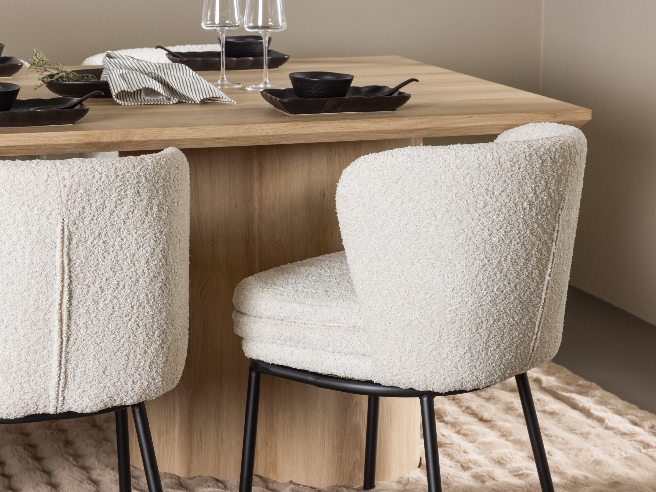 Ēdamistabas komplekts Dallas 5176 (Gaišs koks)