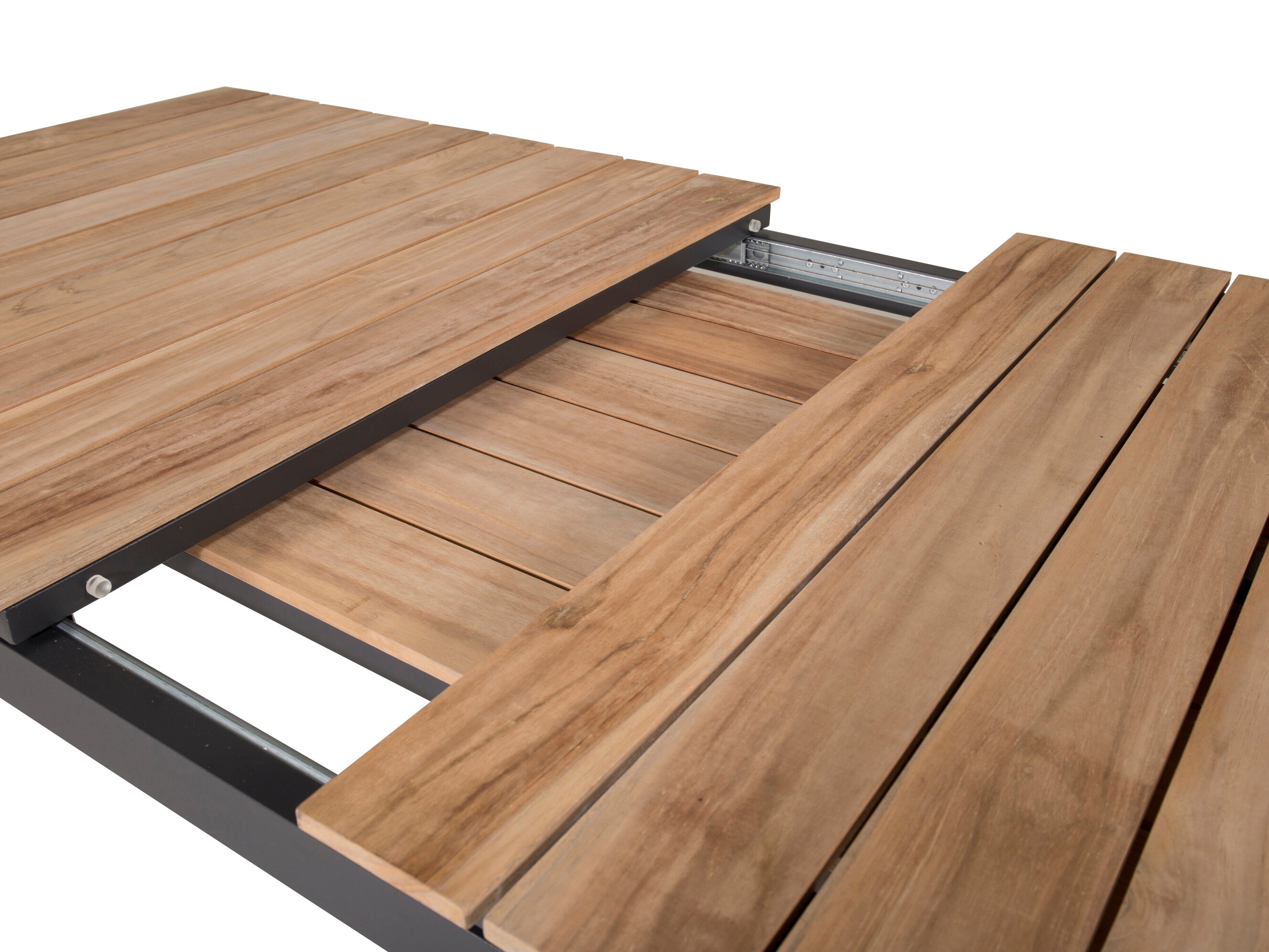 Dārza galds Dallas 2844 (Melns + Brūns)