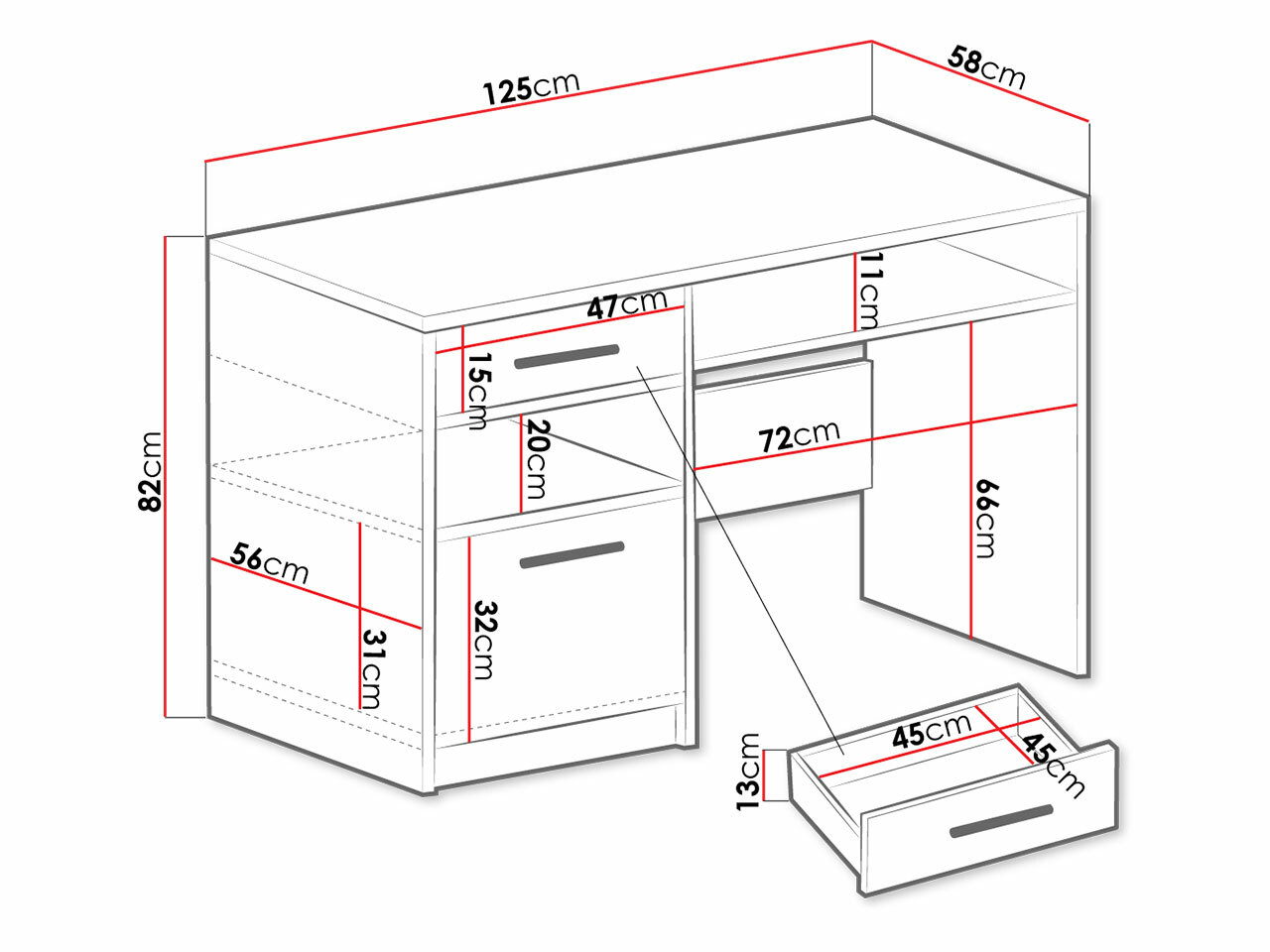 Rakstāmgalds Dortivu (Balts)