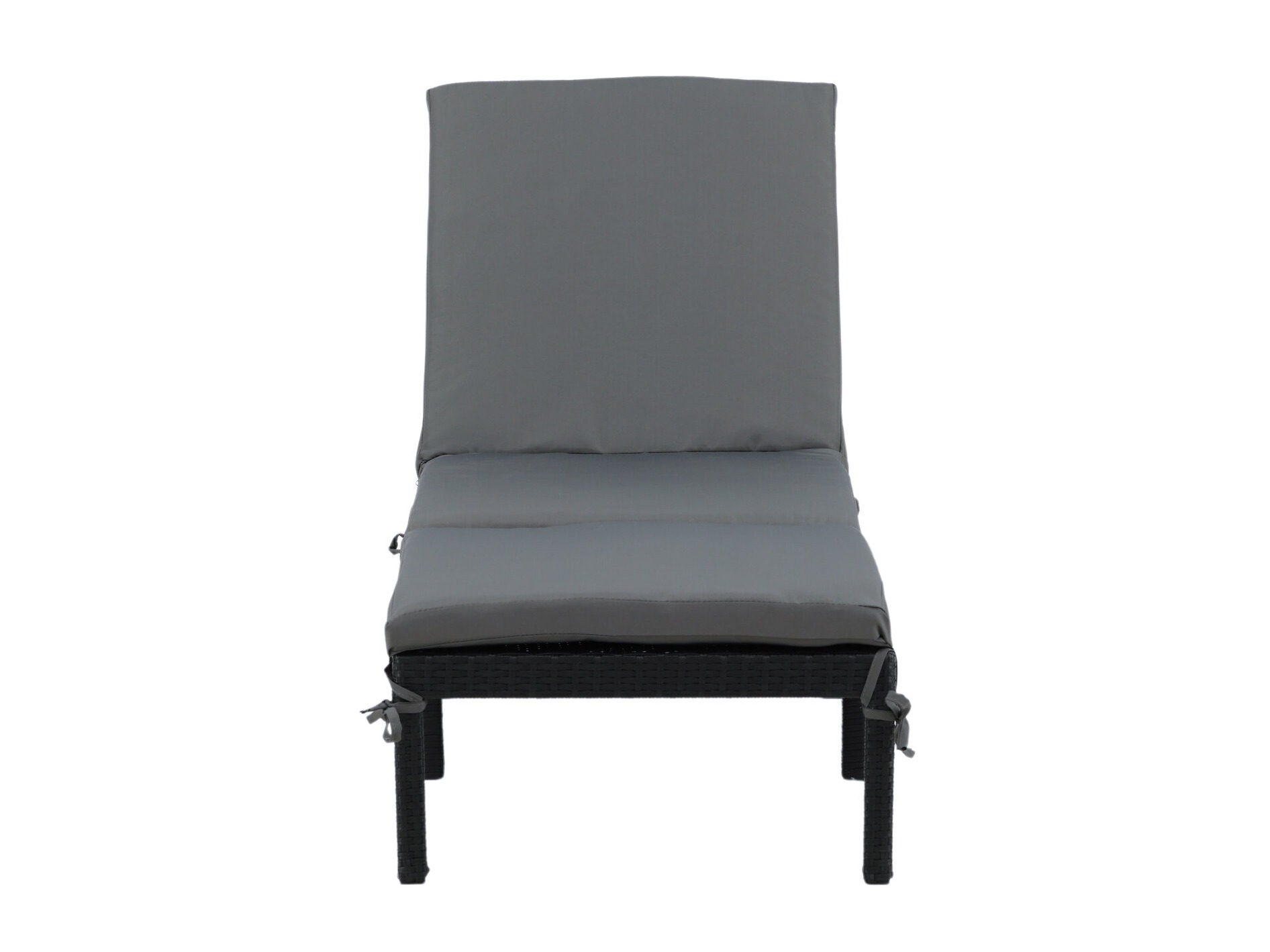 Sauļošanās krēsls Dallas 904 (Melns + Pelēks)