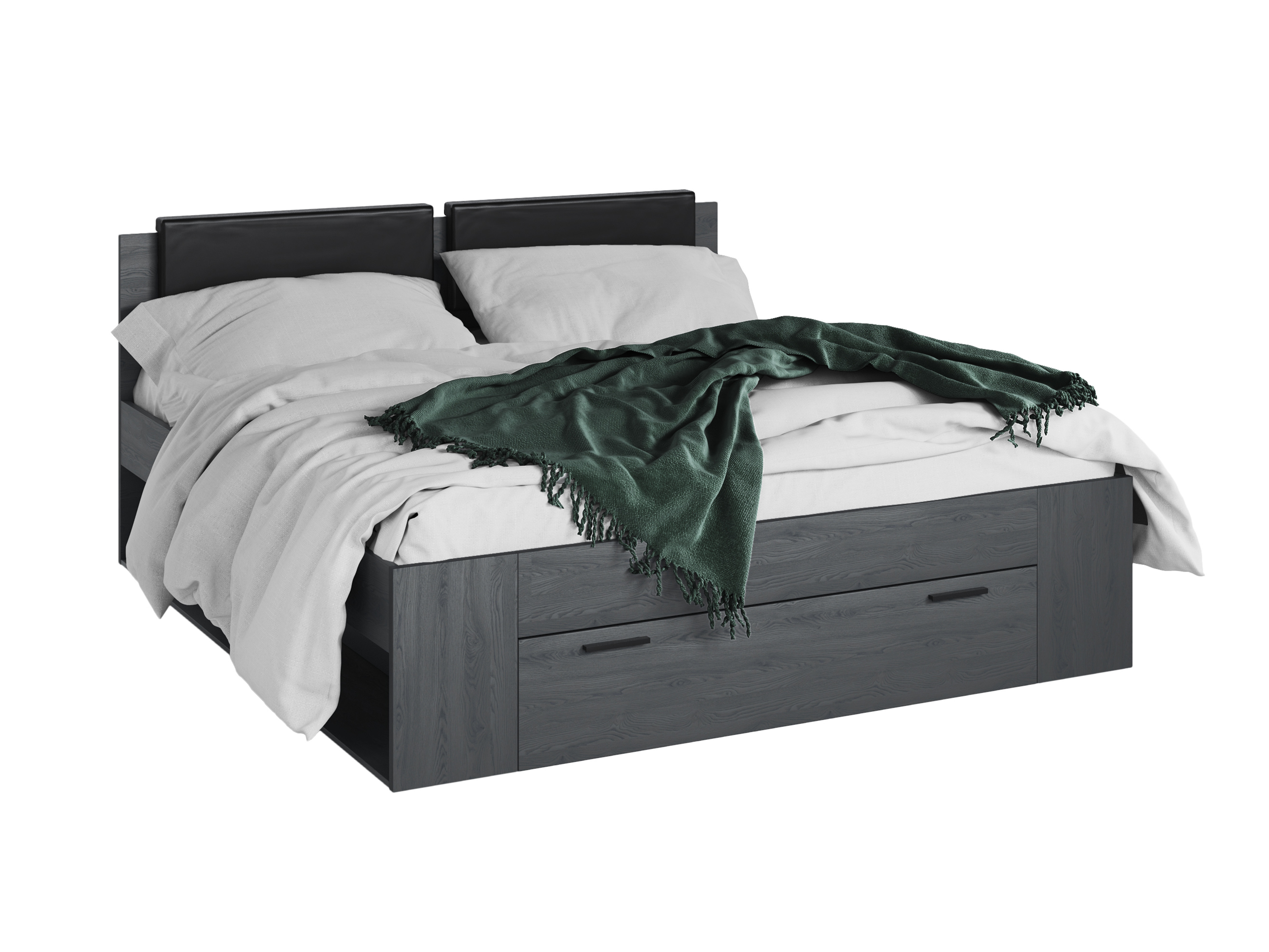 Gulta Levruvu 106 (Pelēks ozols + Melns)