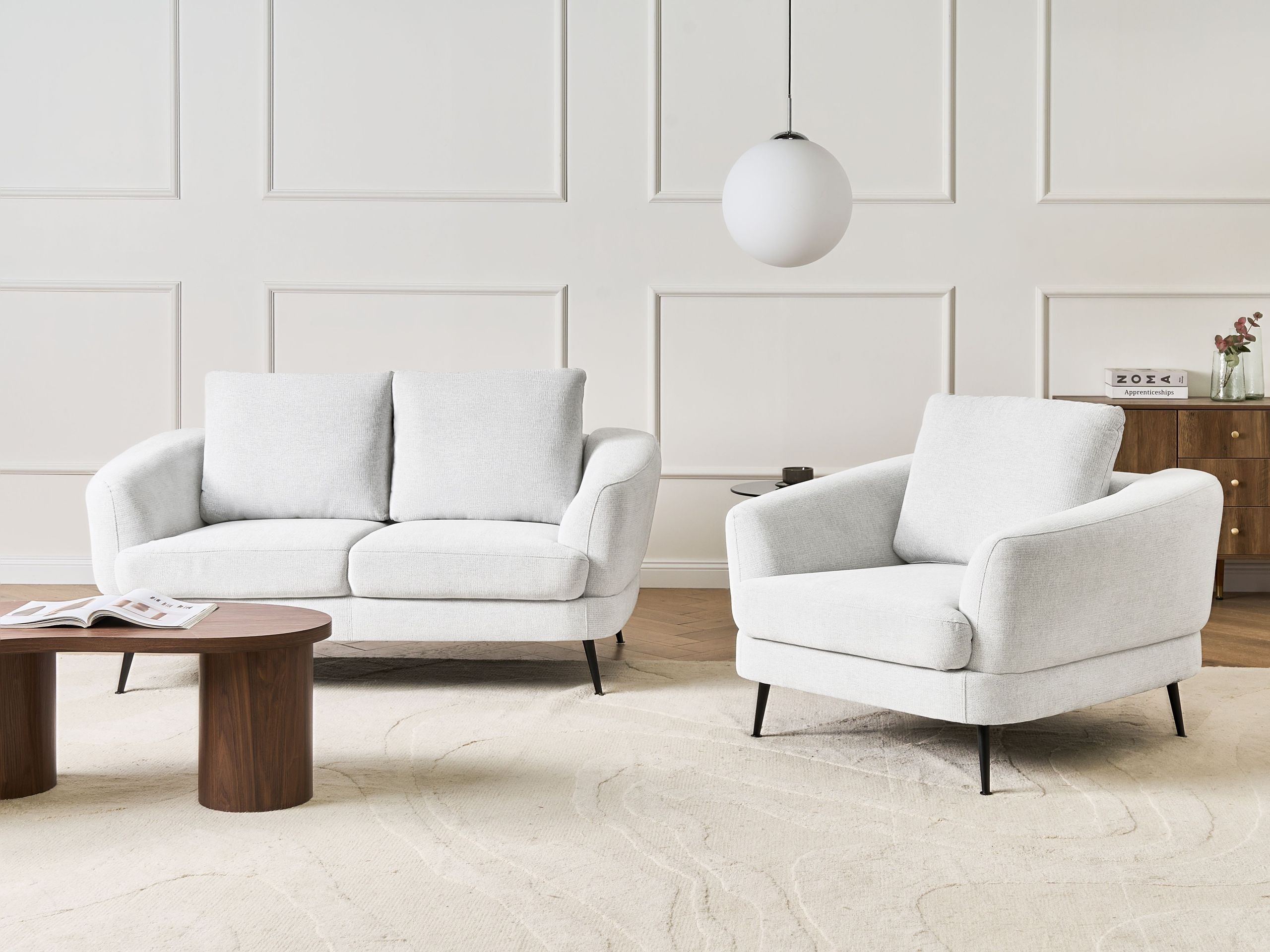 Krēsls Berwyn 2901 (Balts)