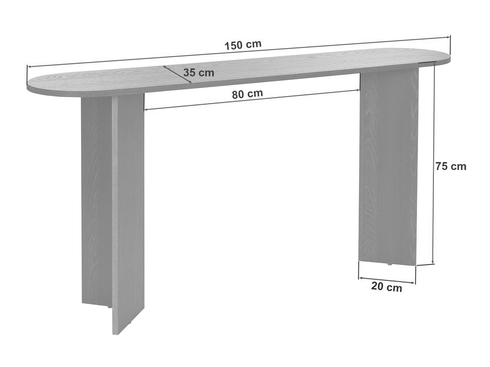 Konsole Novato 133 (Gaišs travertīns)