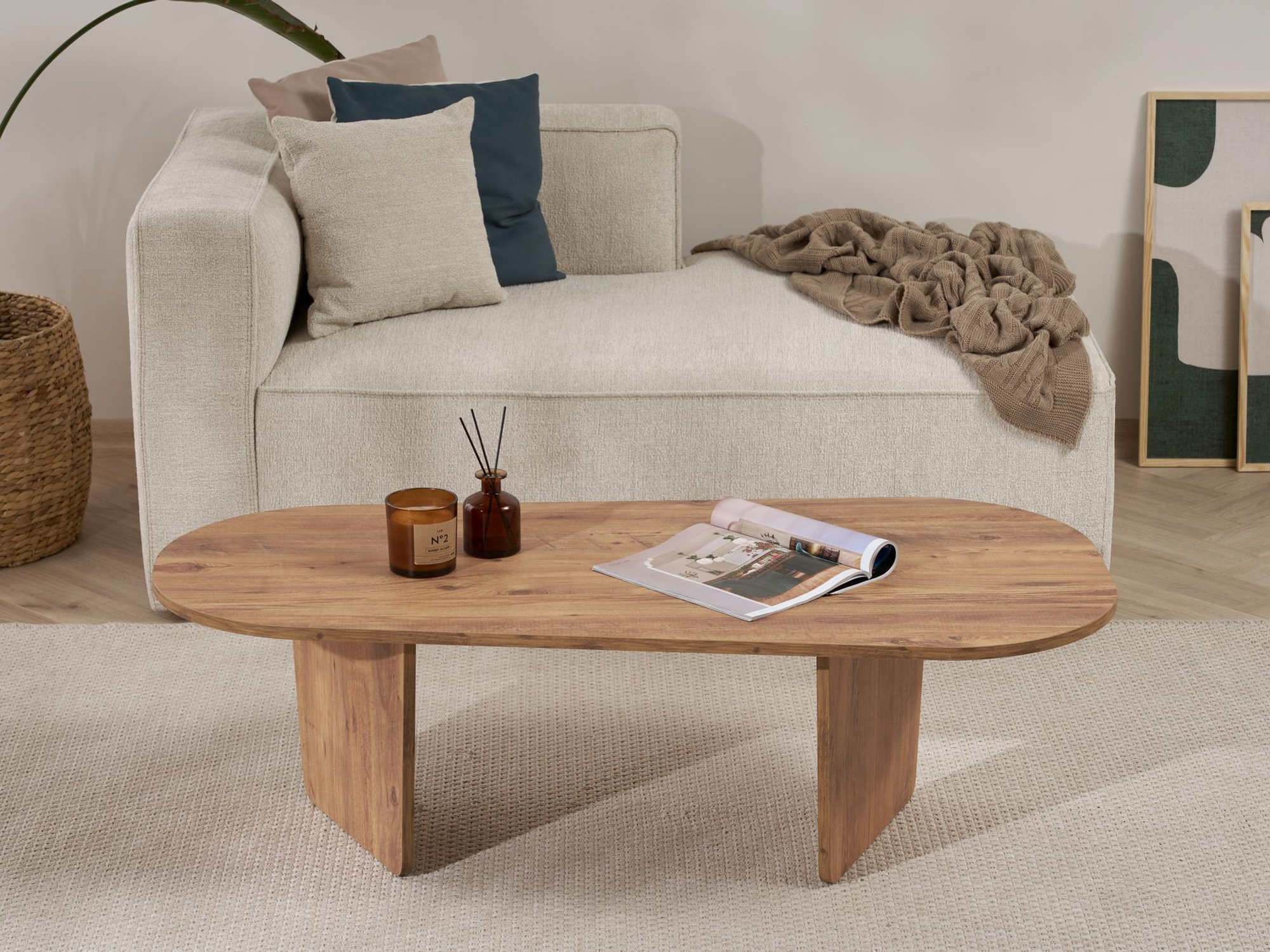 Žurnālu galdiņš Novato 135 (Priede)