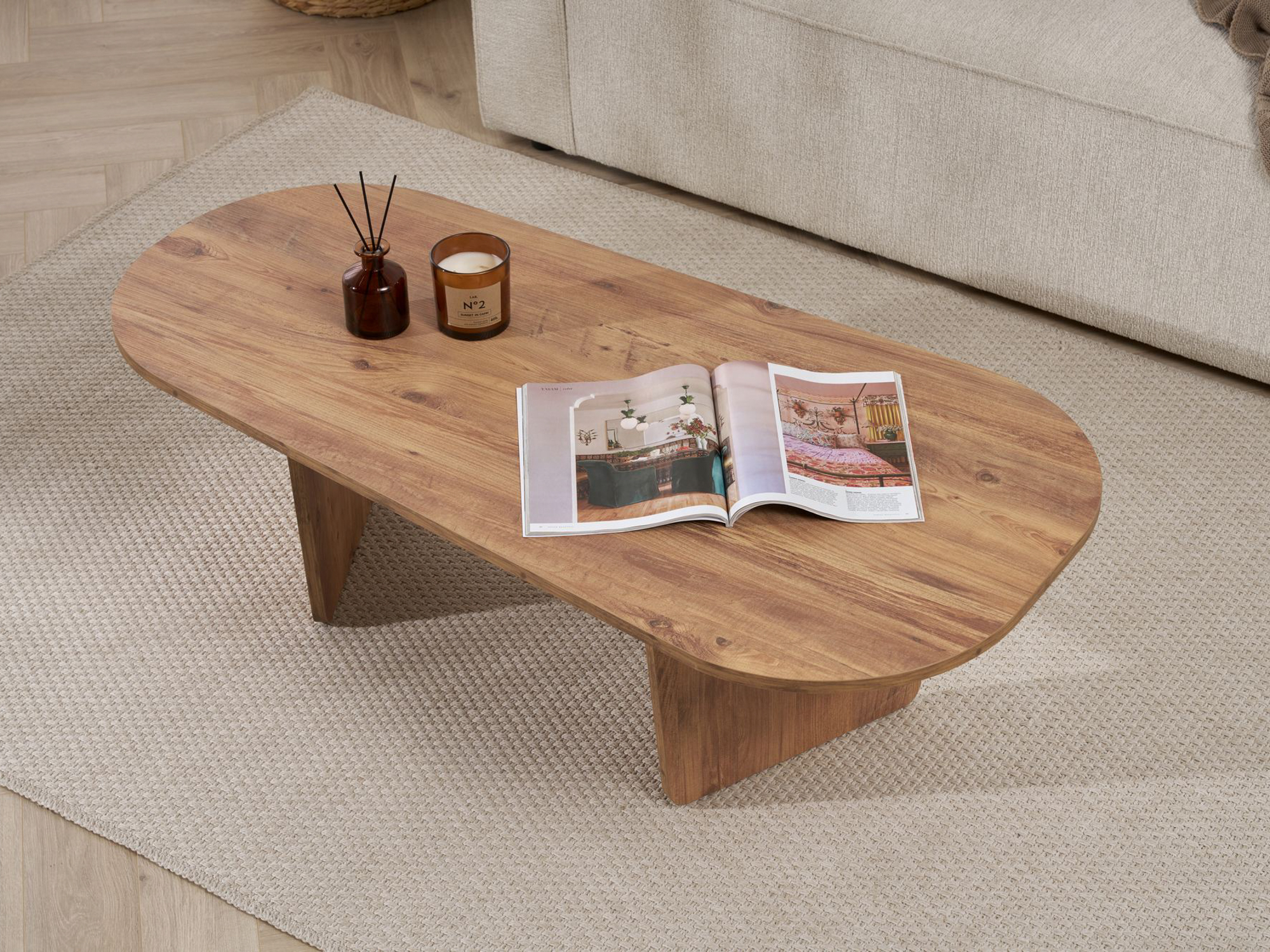 Žurnālu galdiņš Novato 135 (Priede)