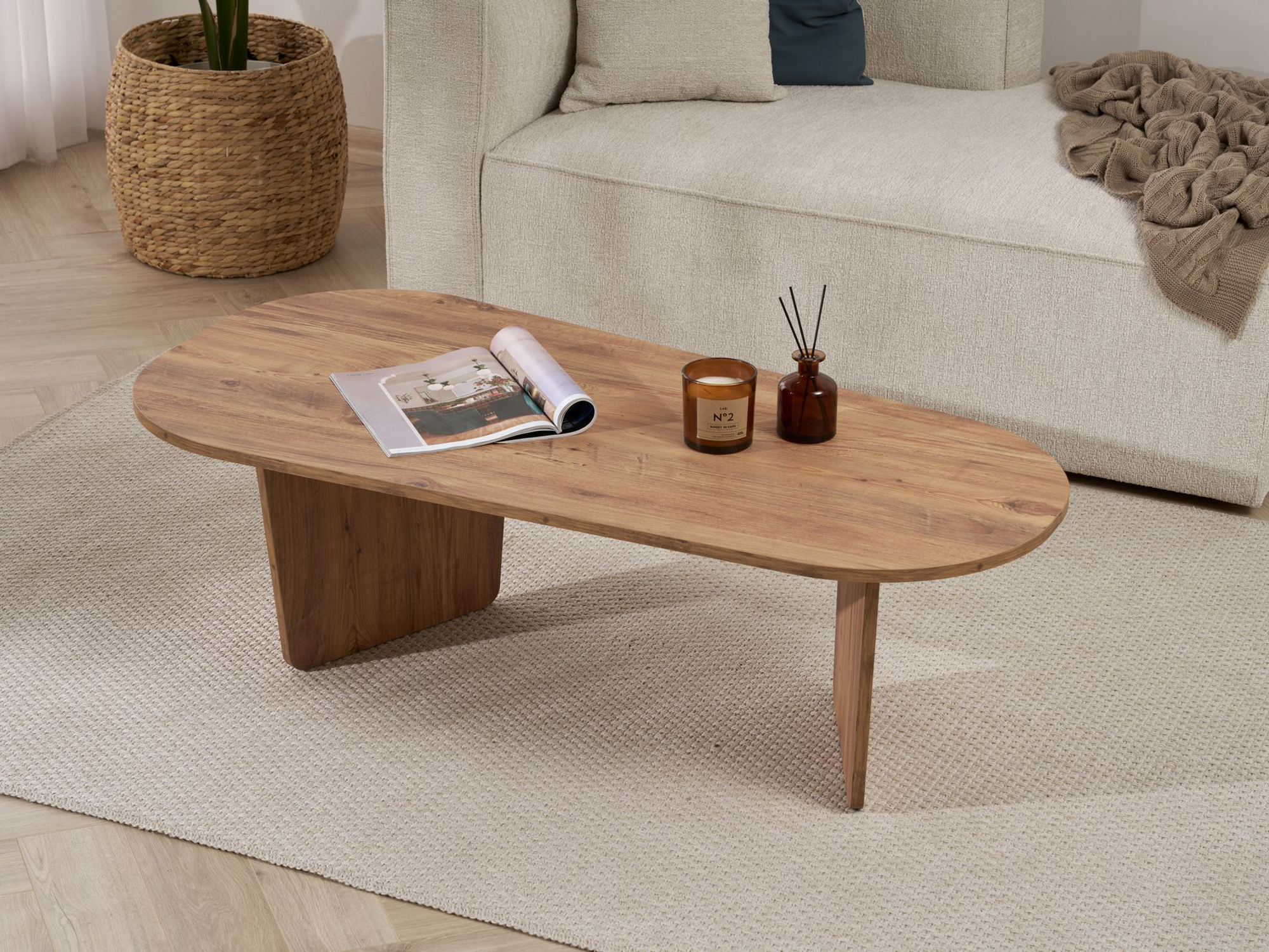 Žurnālu galdiņš Novato 135 (Priede)