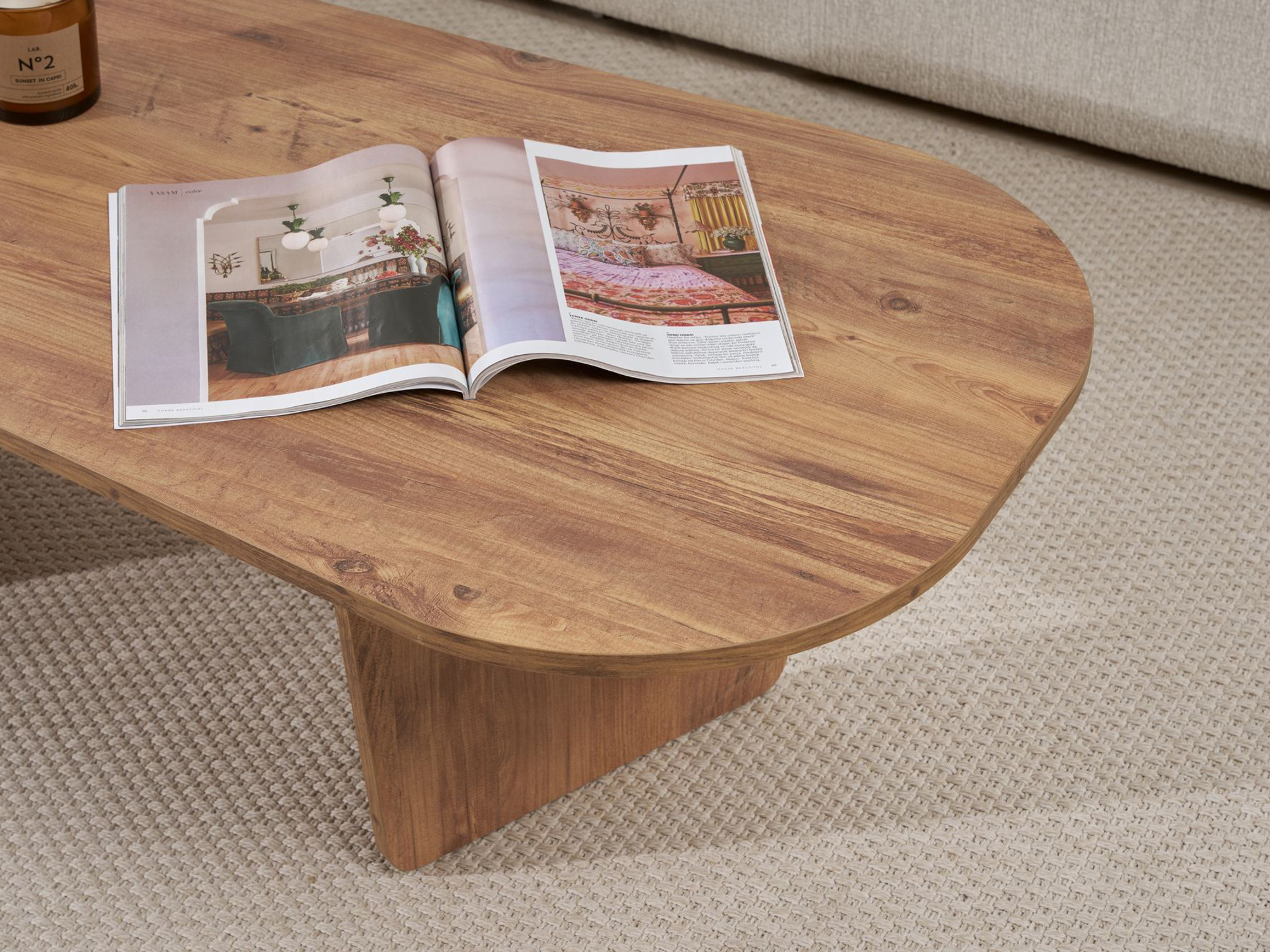 Žurnālu galdiņš Novato 135 (Priede)