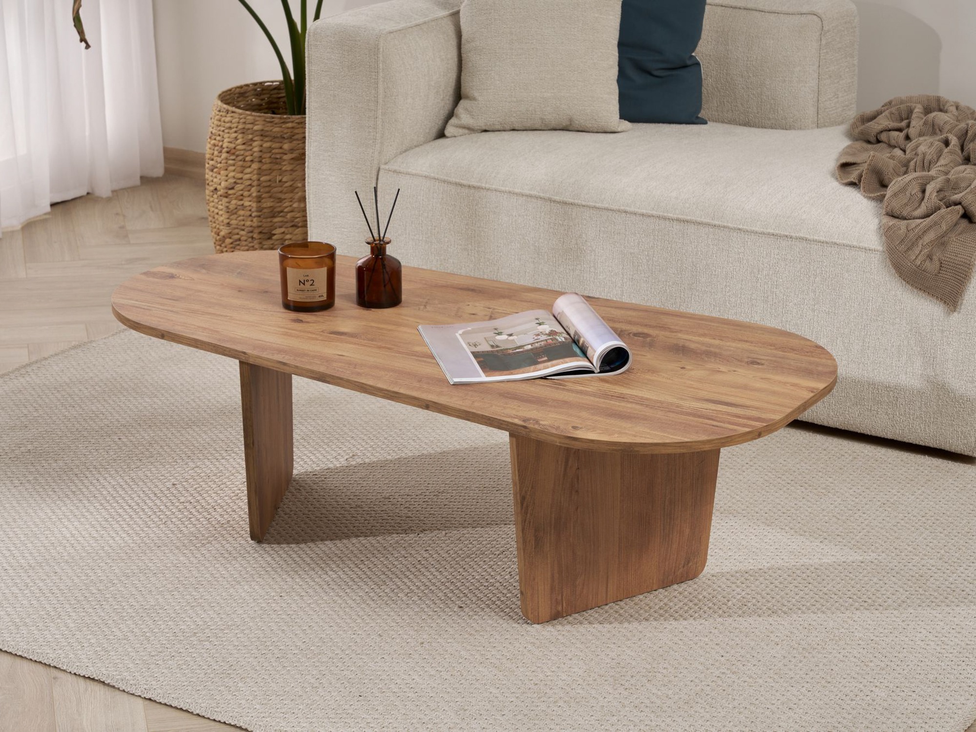 Žurnālu galdiņš Novato 135 (Priede)