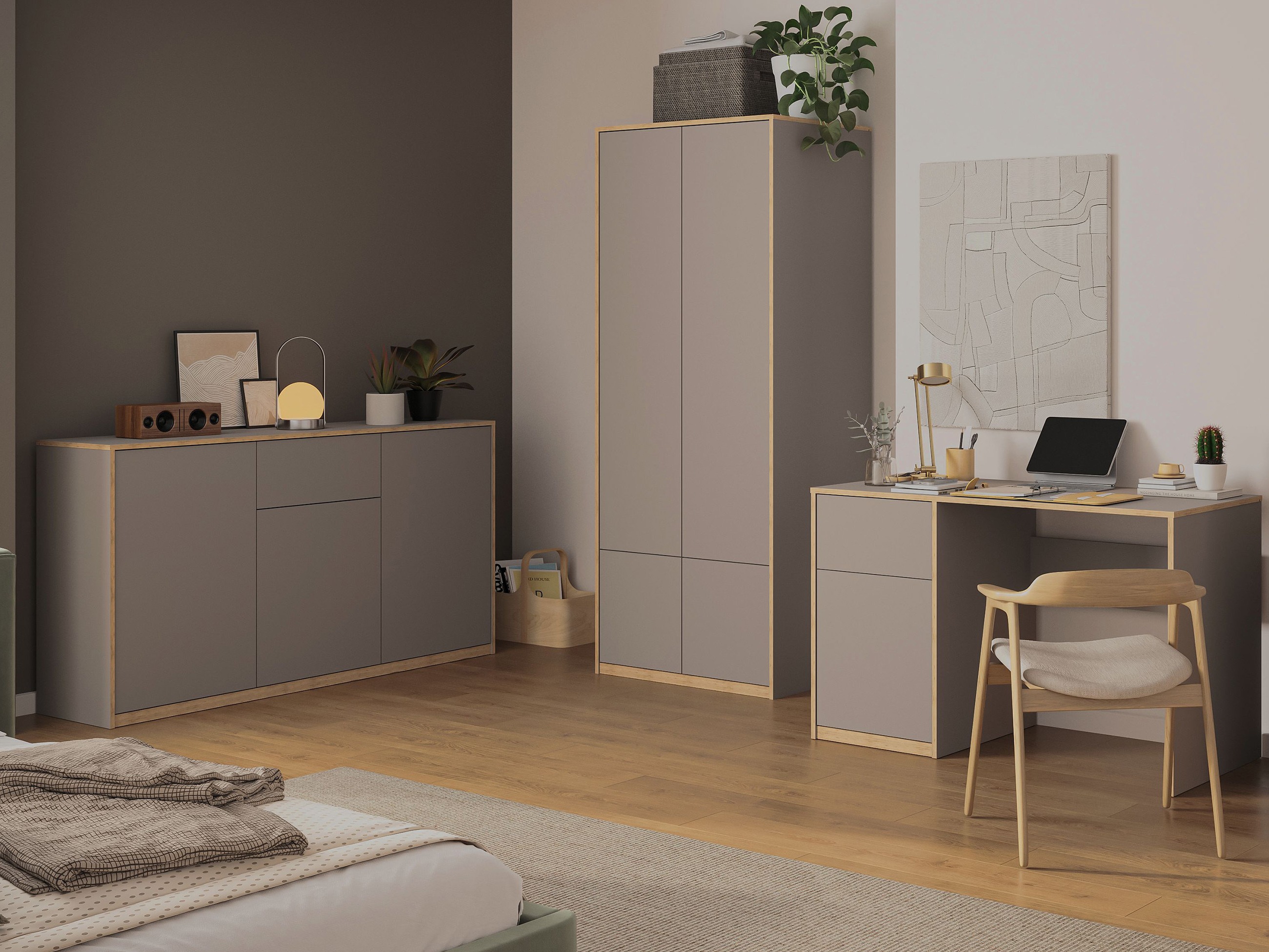 Kumode Fivetri 100 (Pelēkbrūns)