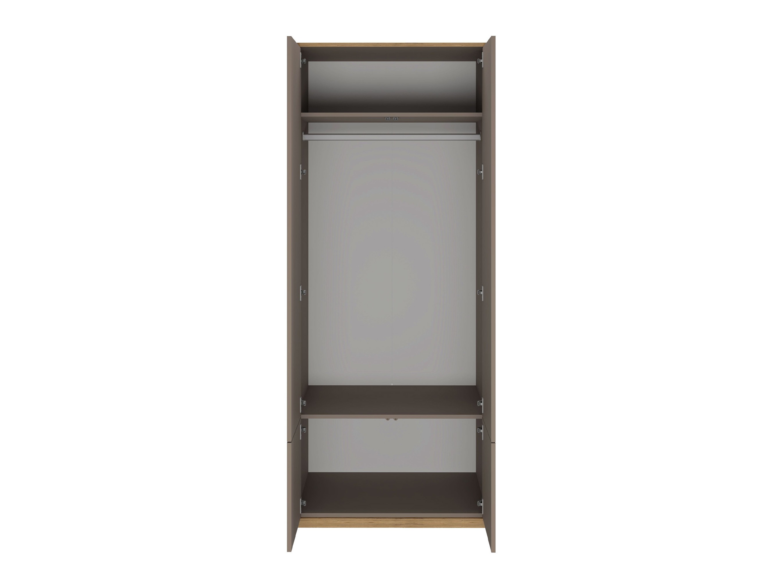 Skapis Fivetri 104 (Pelēkbrūns)