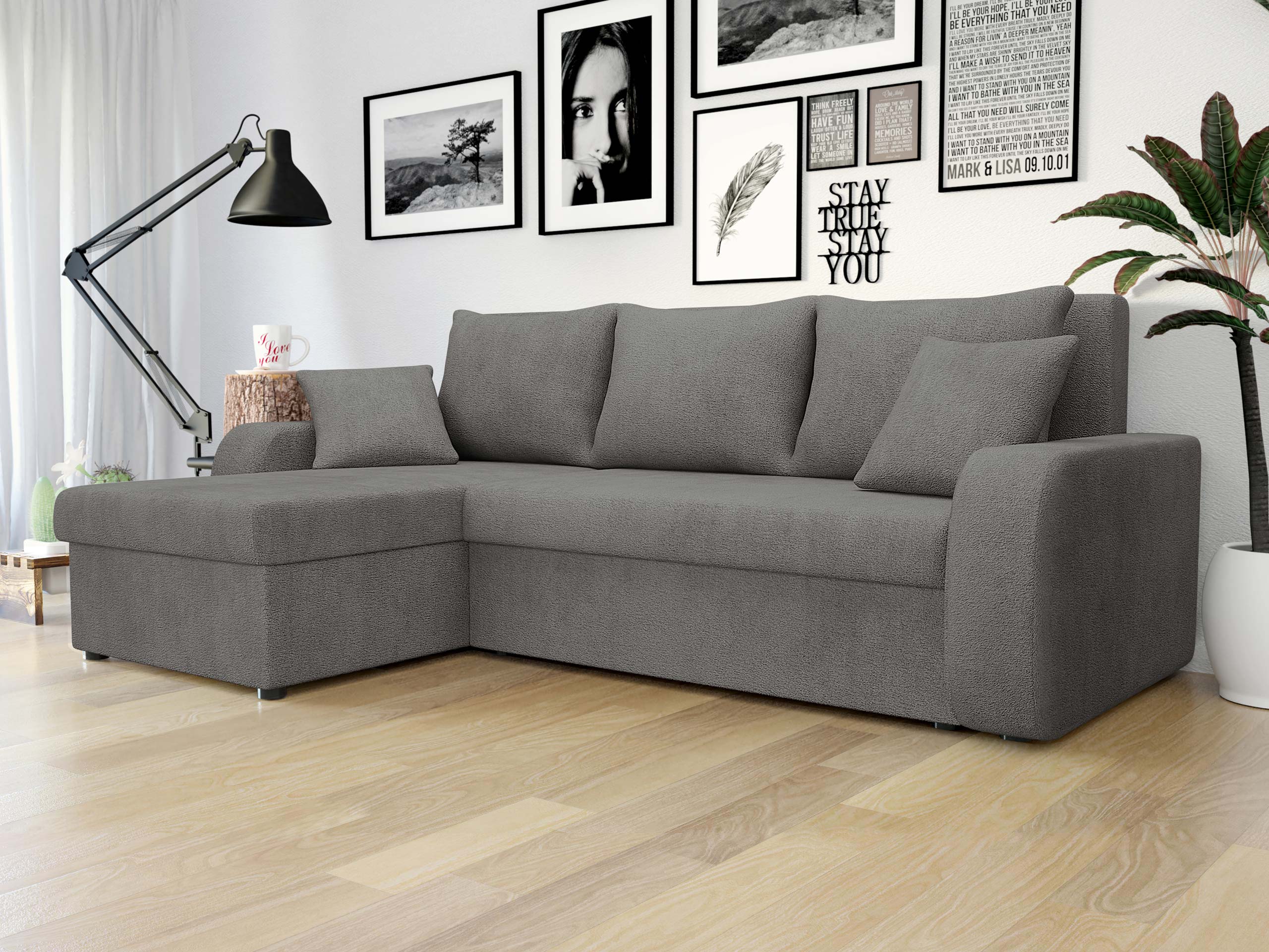 Stūra dīvāns Comfivo Melissa (Velo 635)