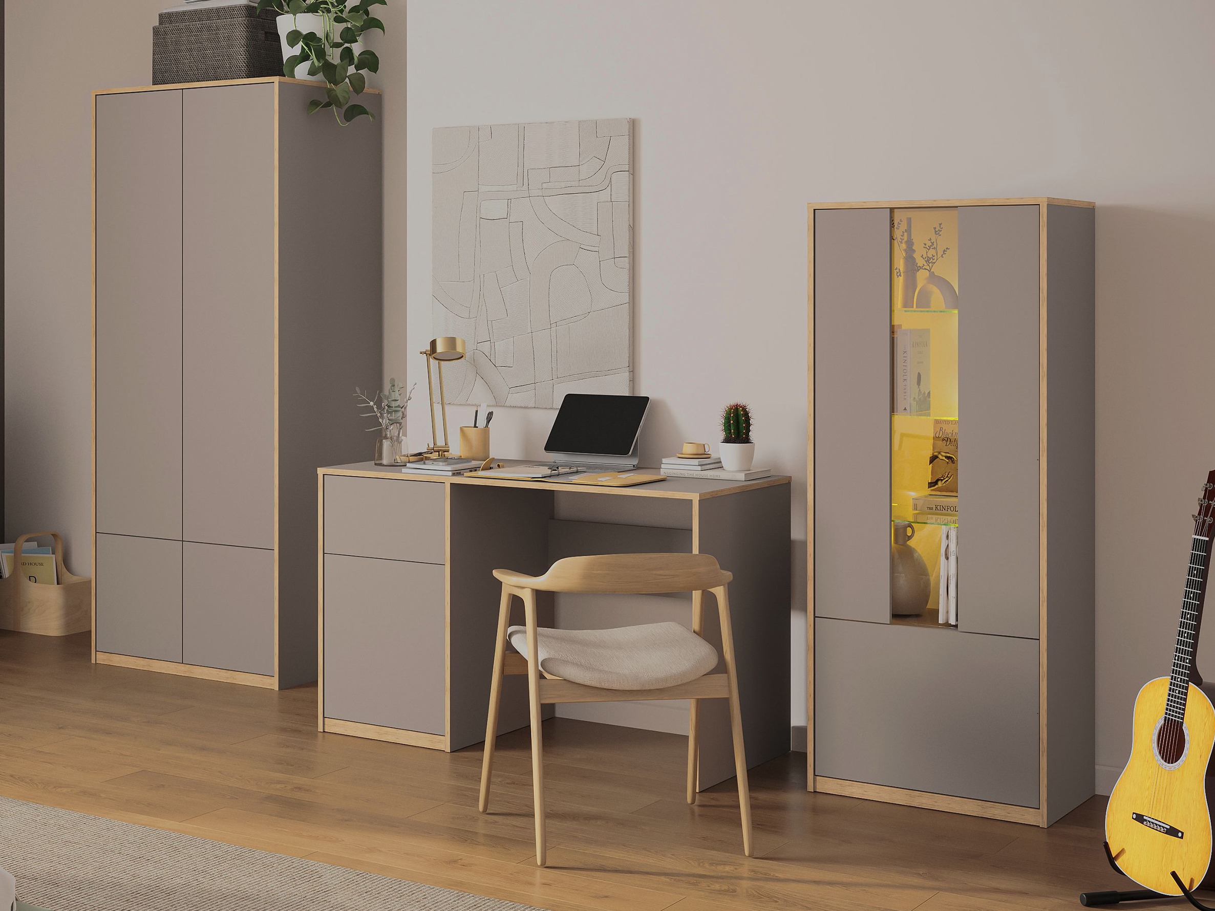 Plaukts Fivetri 107 (Pelēkbrūns)