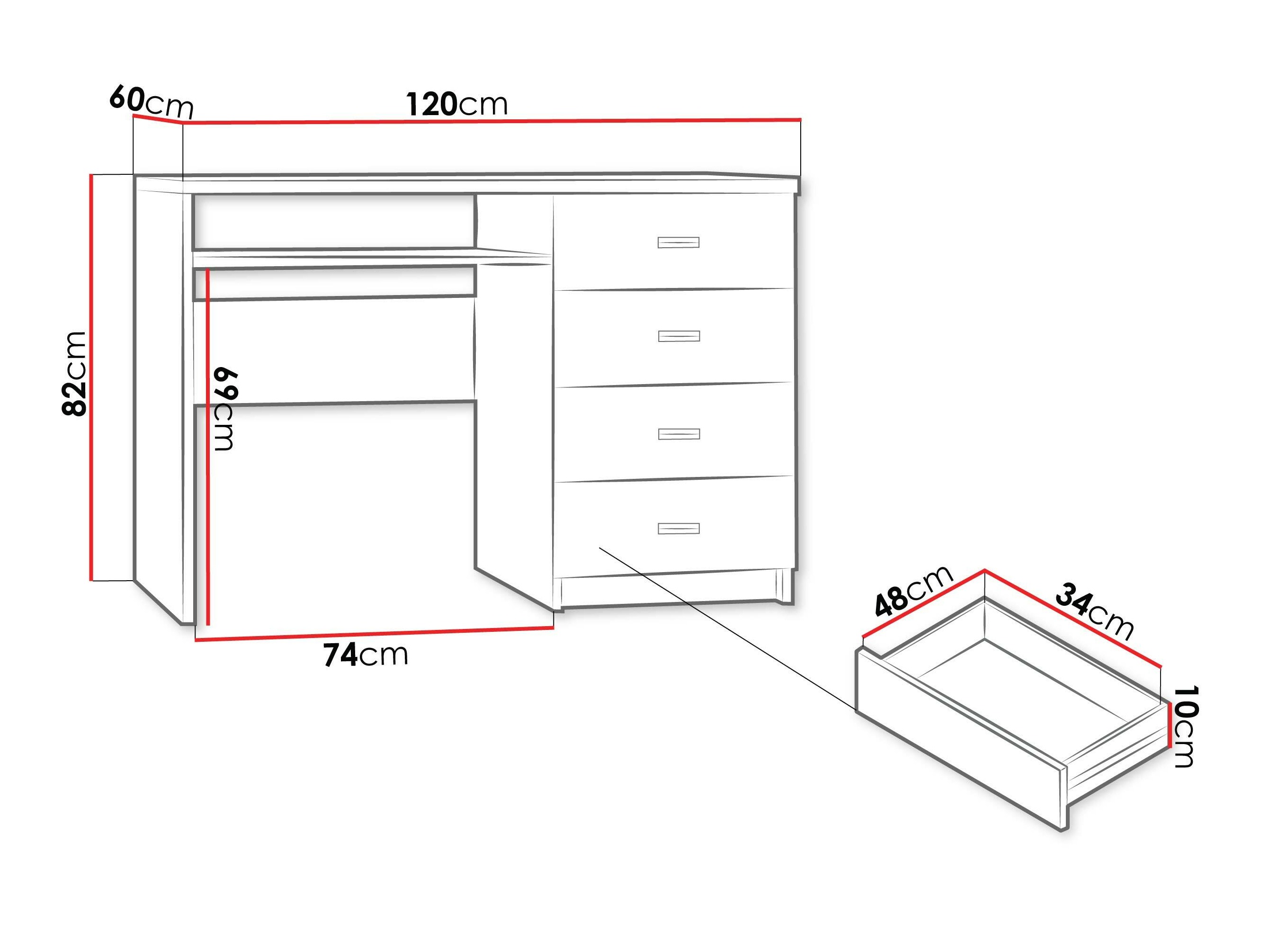 Rakstāmgalds Serfeno 114 (Kraft Balts)
