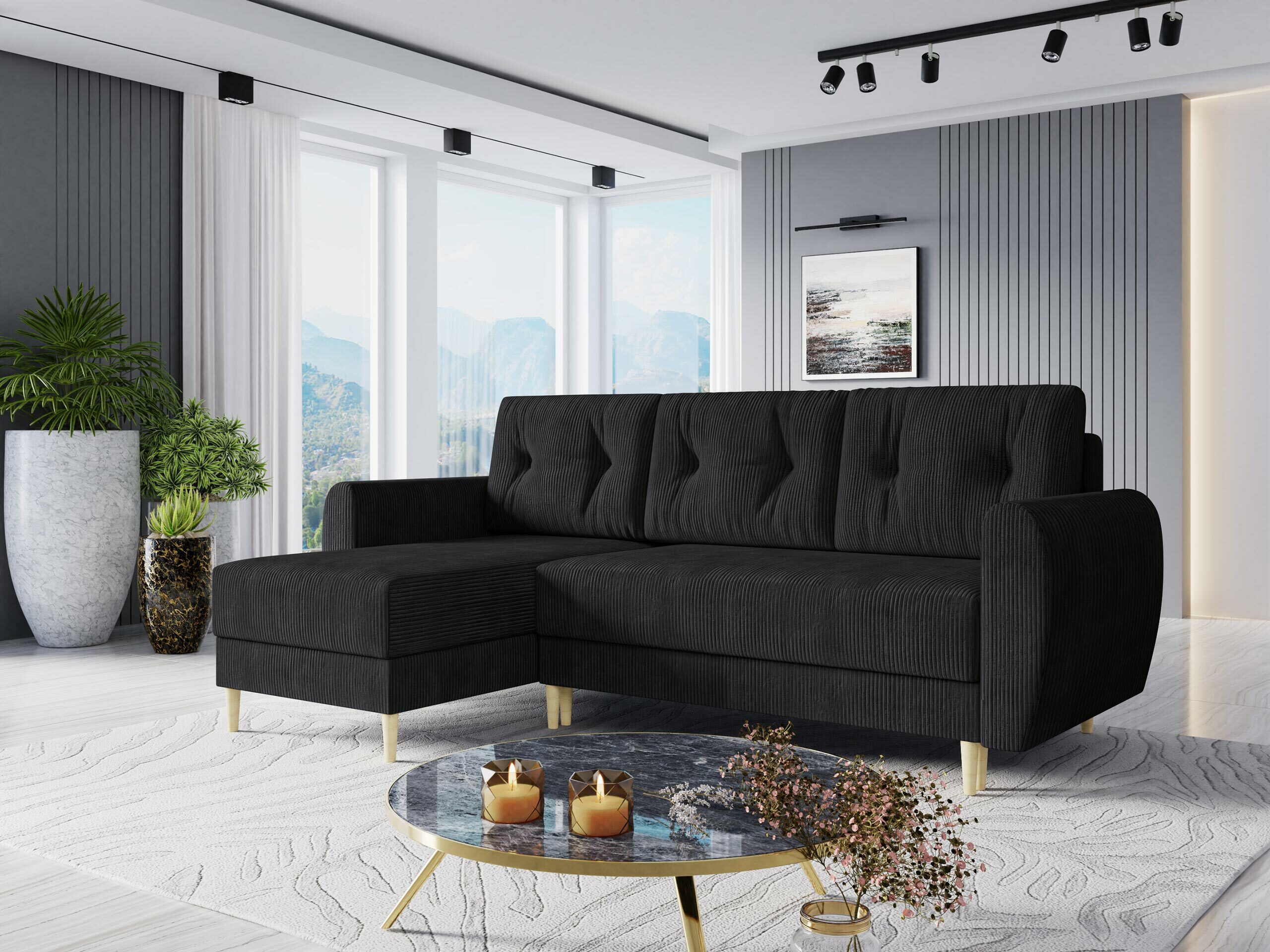 Stūra dīvāns Memphis 139 (Poso 135)