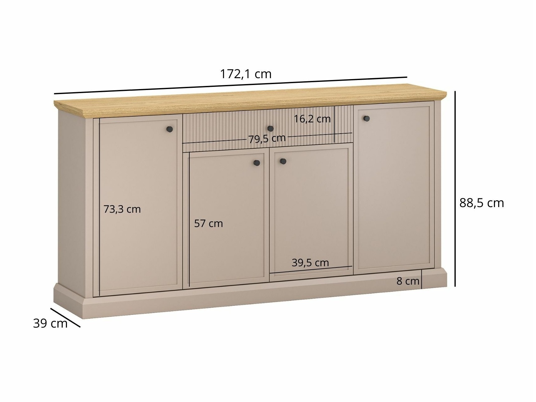 Viesistabas komplekts Tivetru 119 (Nav)