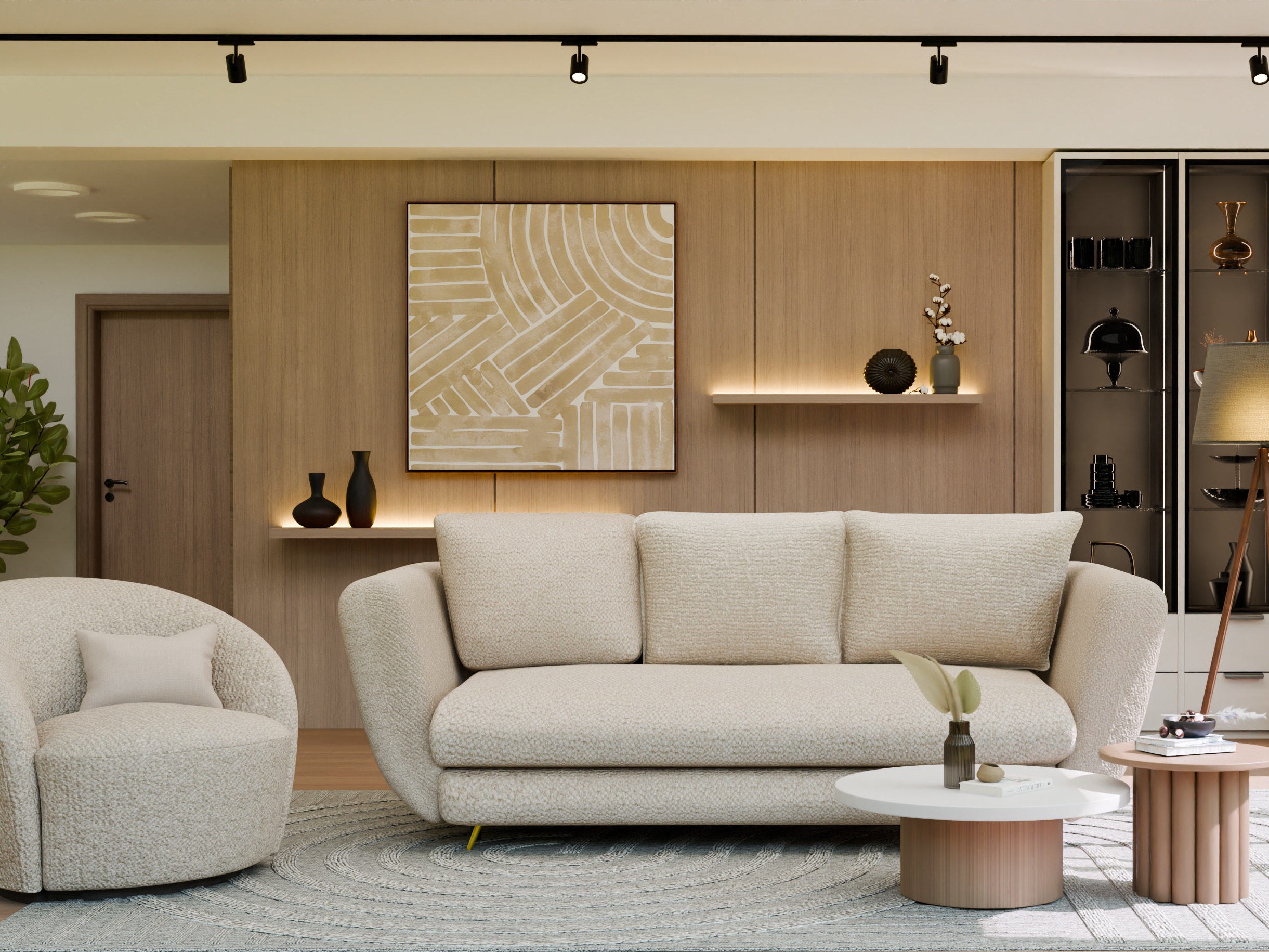 Dīvāns gulta Mandeville 354 (Zelta + Melns)